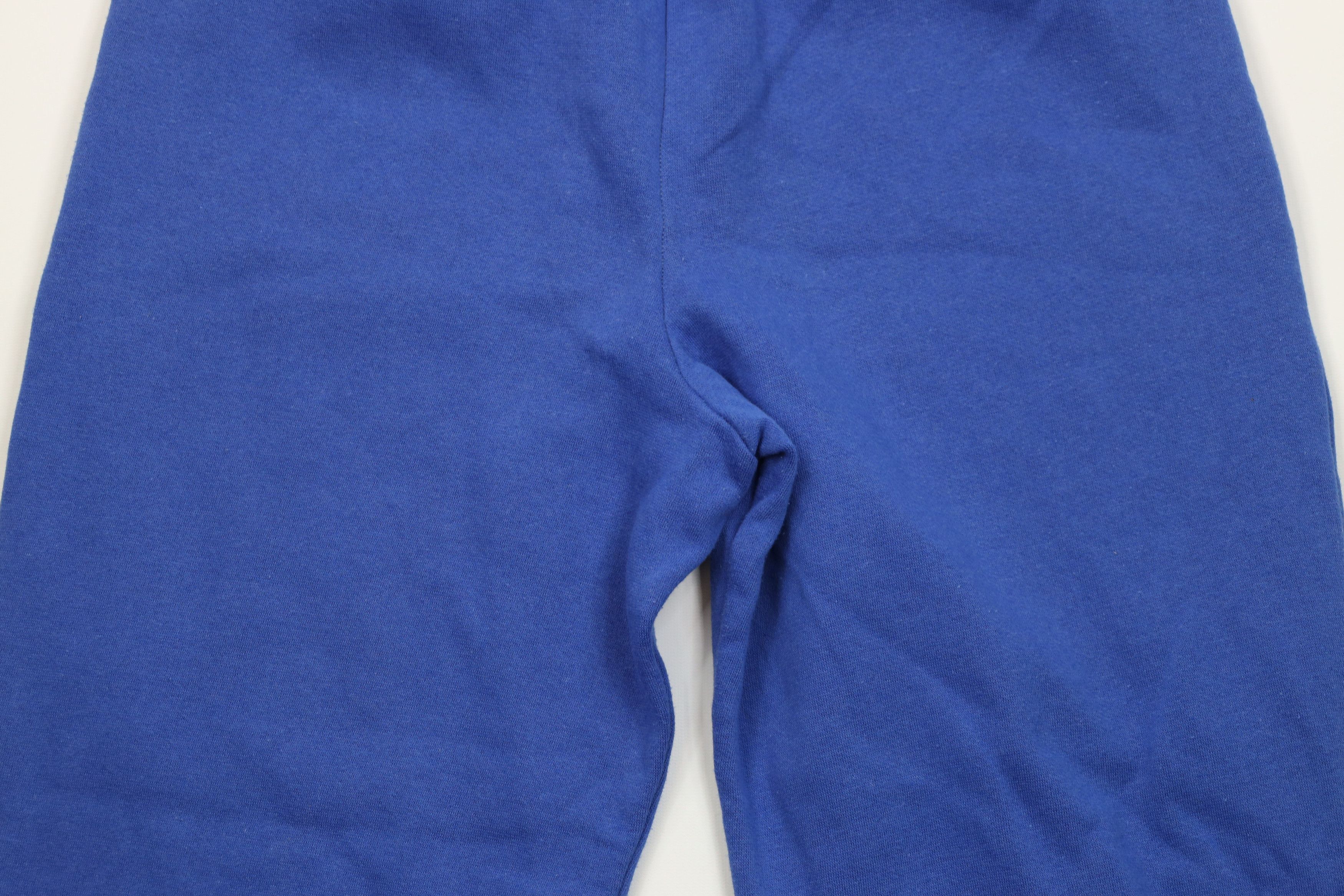Express Vintage 90s Express Cuffed Sweatpants Joggers Royal Blue Size 29" - 12 Thumbnail
