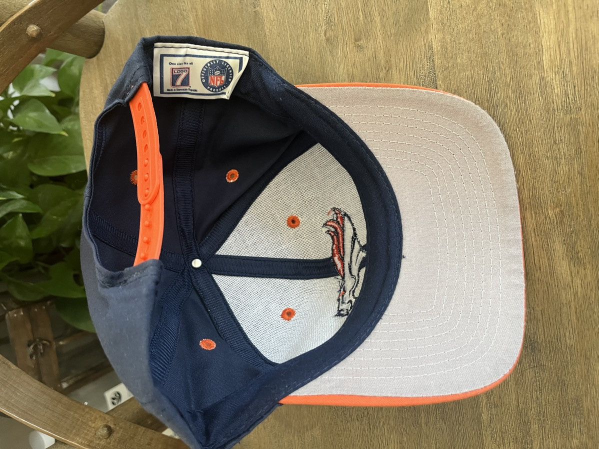 Logo 7 × NFL × Vintage Vintage 90s Denver Broncos Snap Back Logo 7 Hat Size ONE SIZE - 3 Thumbnail
