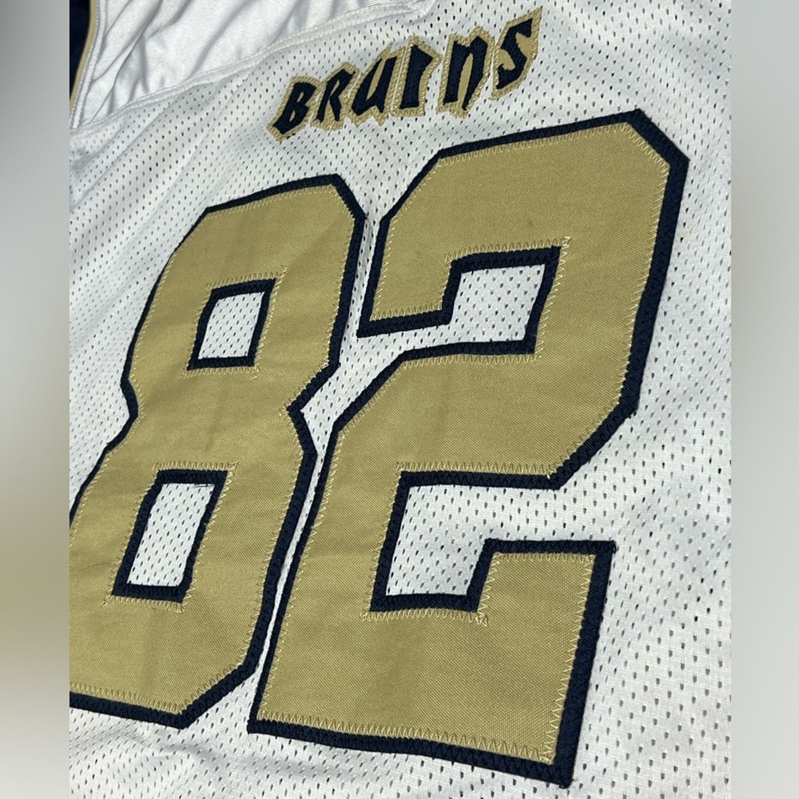 NFL USFA SEMI-PRO FOOTBALL GAME USED JERSEY #82 BROOKS 1/1 SZ XL Size US XL / EU 56 / 4 - 3 Thumbnail