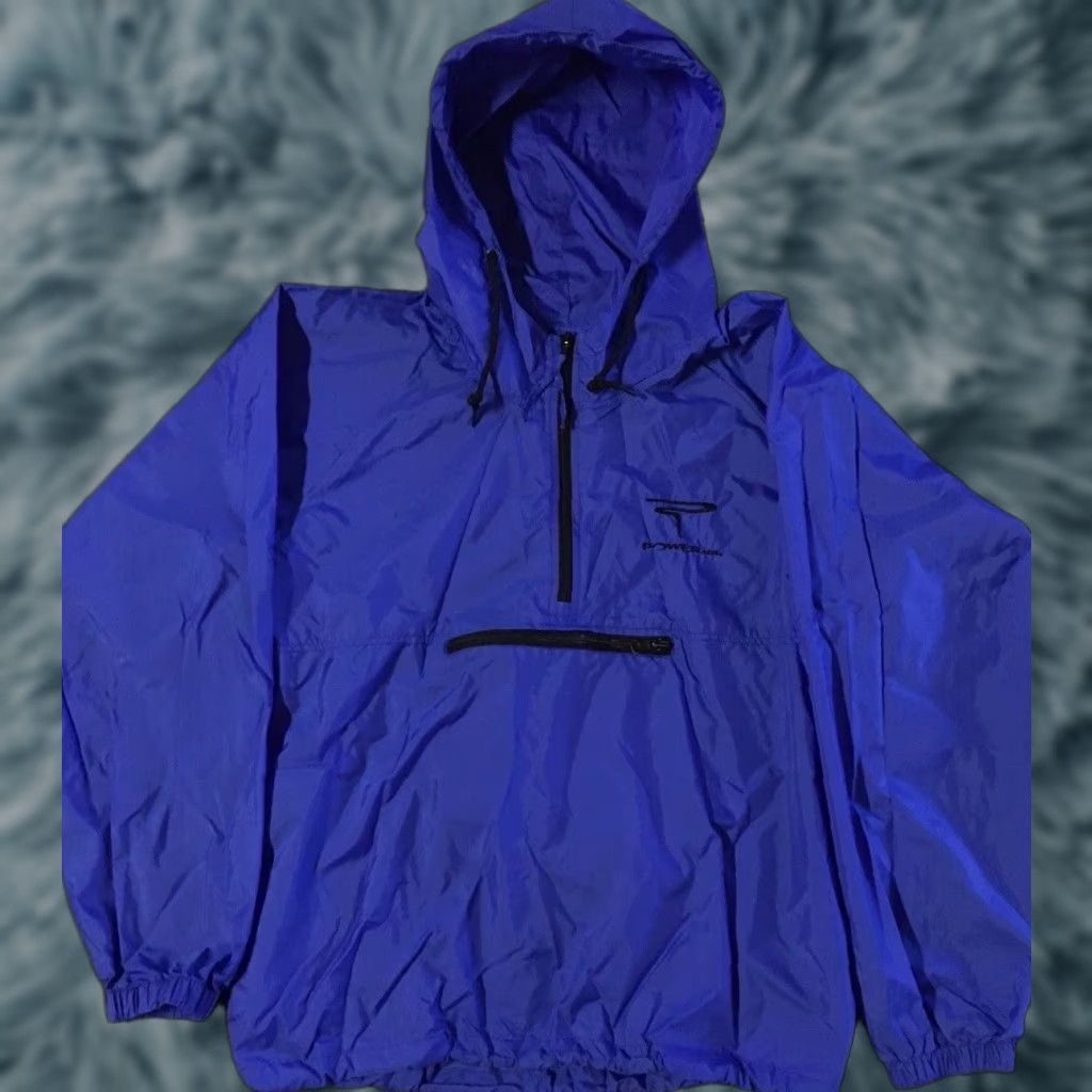 Vintage VINTAGE Powerade Sports Drink Promo Jacket L Blue Men Jacket Windbreaker 1/4 Zip 1/2 Zip Grunge 90s Y2K USA Sports Theme Mens Size US L / EU 52-54 / 3 - 1 Thumbnail