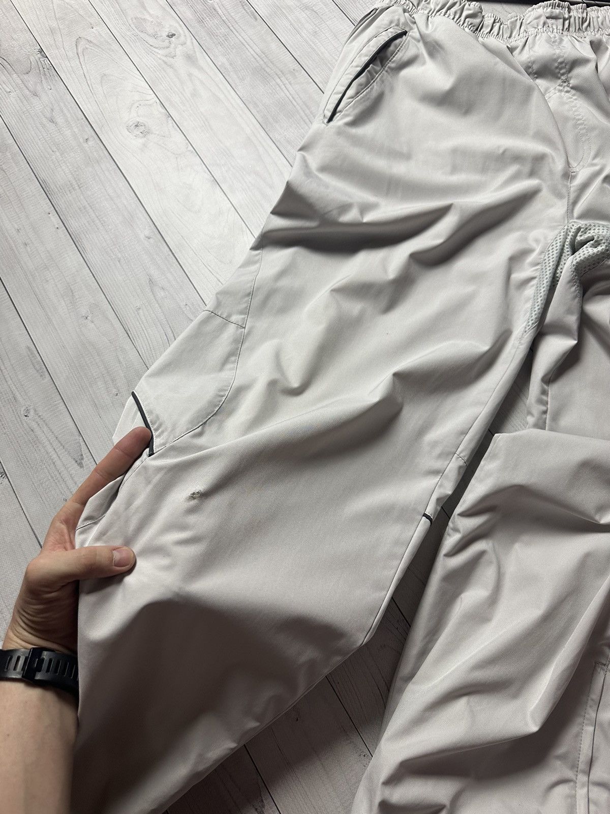 Nike × Vintage Vintage Nike soccer pants distressed size L logo Y2K rare Size US 34 / EU 50 - 6 Thumbnail