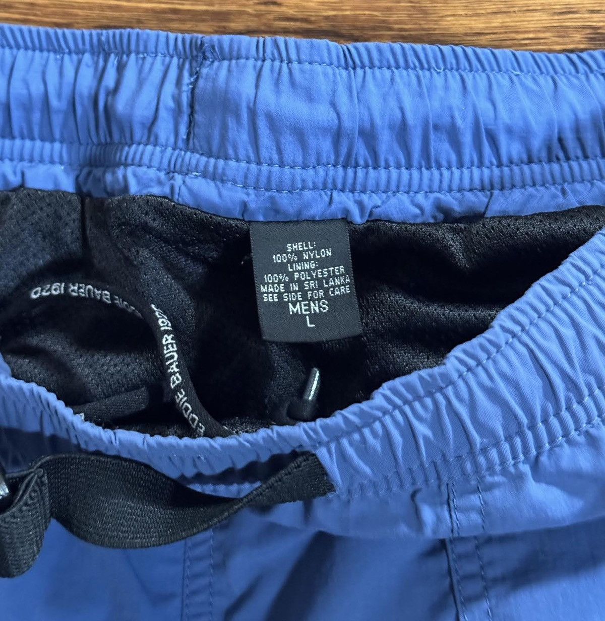 Eddie Bauer Vintage Eddie Bauer Ebtek Blue Cargo Shorts (Size L) Size US 34 / EU 50 - 2 Thumbnail