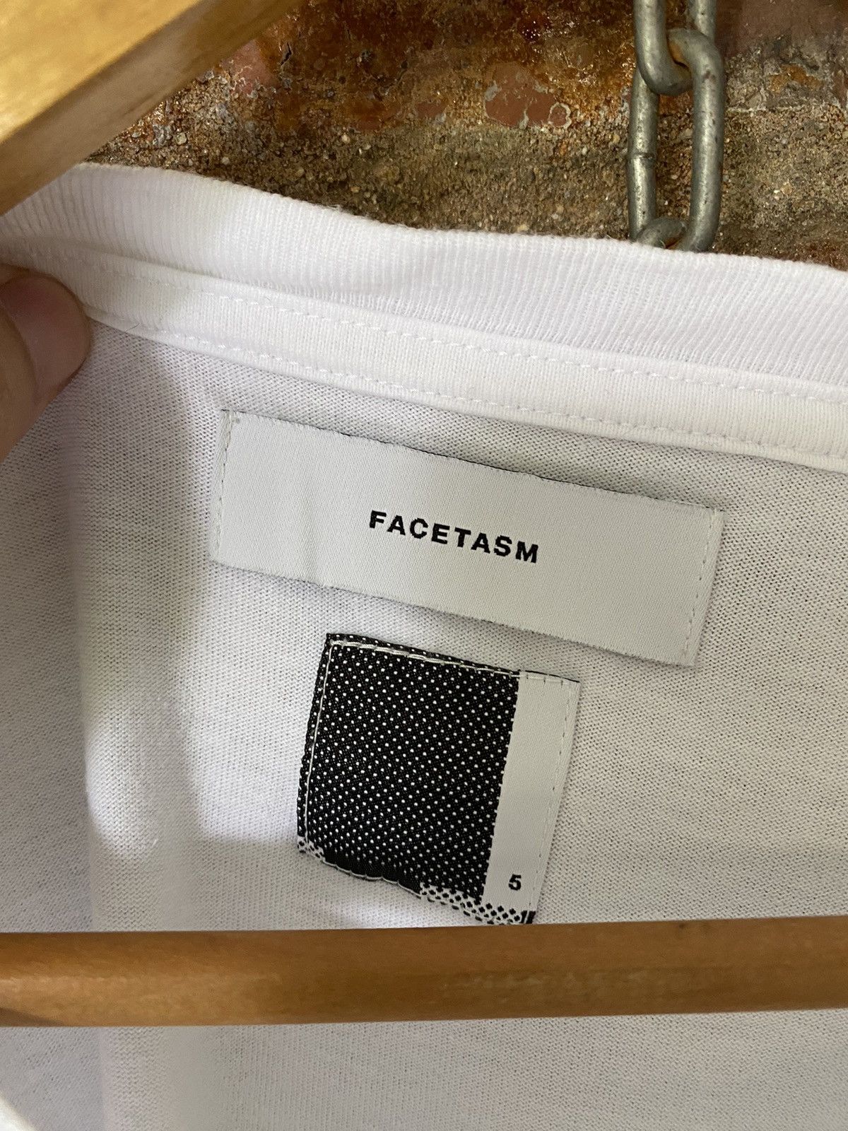 Facetasm × Japanese Brand × Nepenthes FACETASM Anarchy logo tee Size US XXL / EU 58 / 5 - 7 Thumbnail