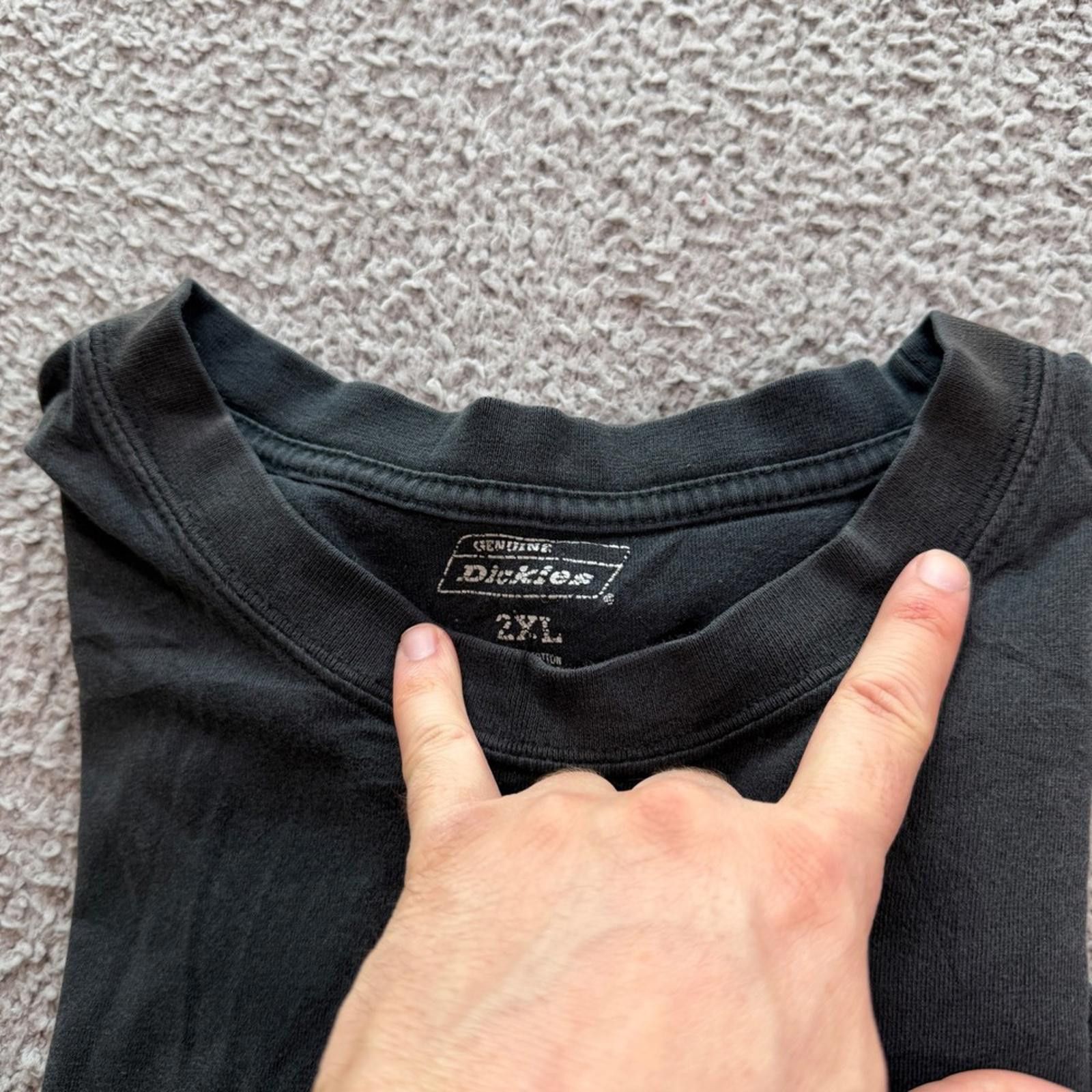 Dickies Dickies Genuine Workwear Pocket T Shirt Black 2XL Oversized Size US XXL / EU 58 / 5 - 5 Thumbnail