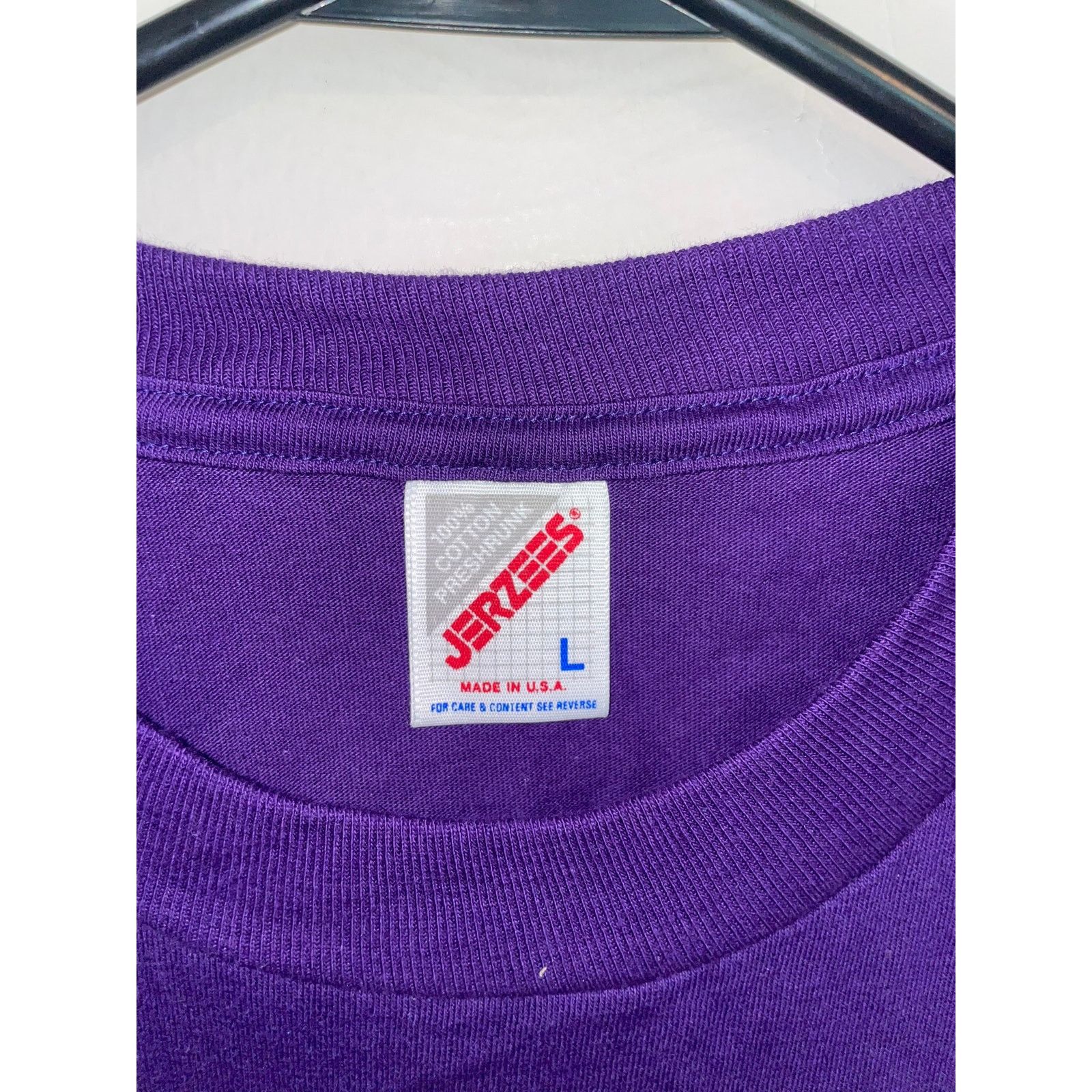 Jerzees Vintage Eureka Springs Shirt Arkansas Purple 90s Tee VTG L Size US L / EU 52-54 / 3 - 7 Thumbnail