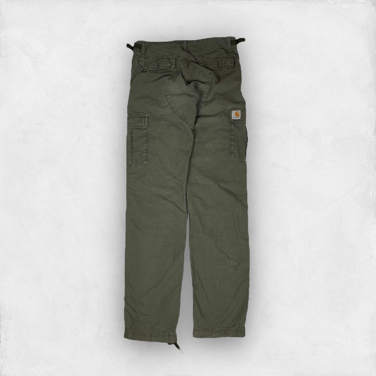 Carhartt Carhartt WIP Men's Green Cotton Cargo Aviation Pants 28x34 Size US 28 / EU 44 - 1 Thumbnail