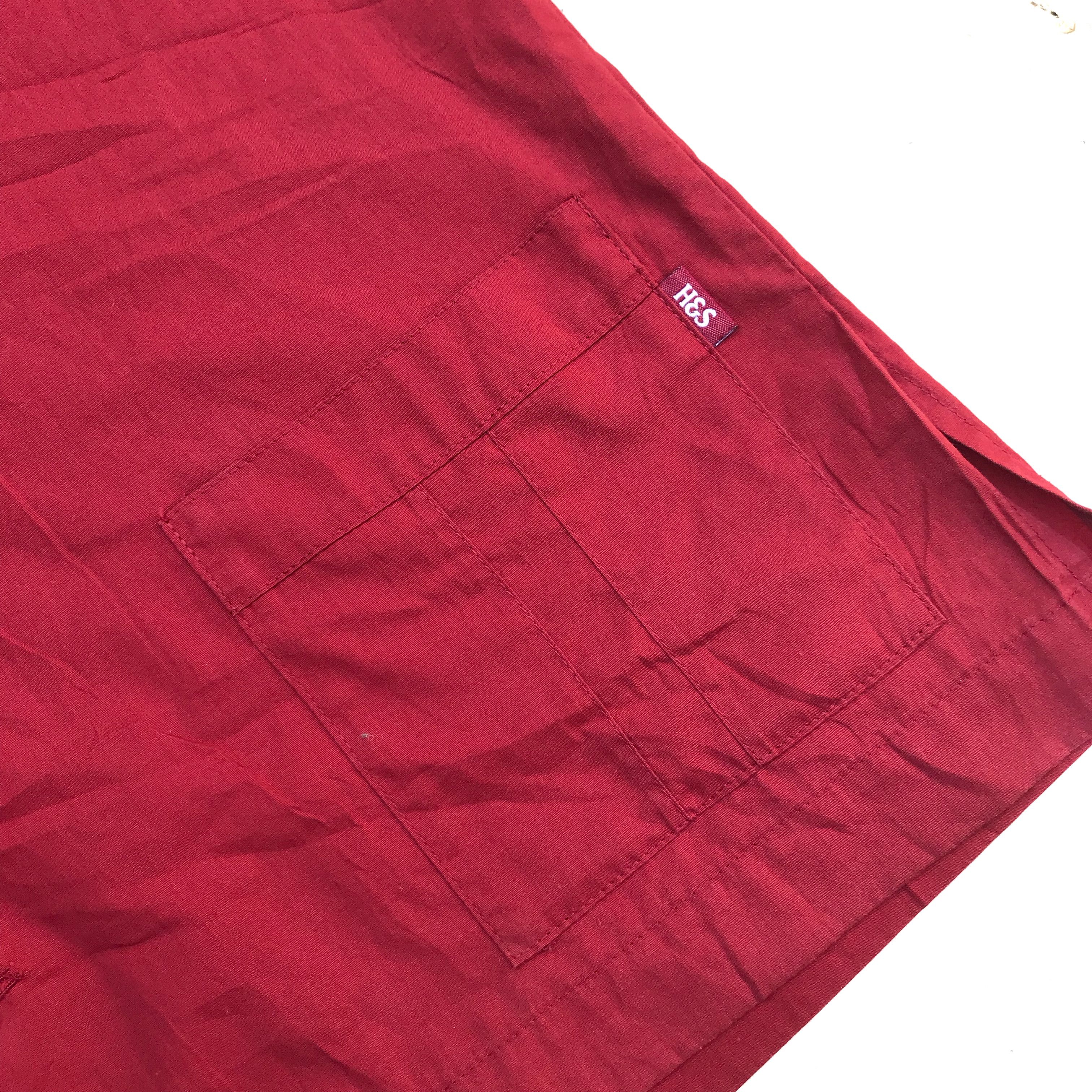 Japanese Brand Hide and seek japan Open Colar red shirt short sleeves shirt Size US M / EU 48-50 / 2 - 11 Thumbnail