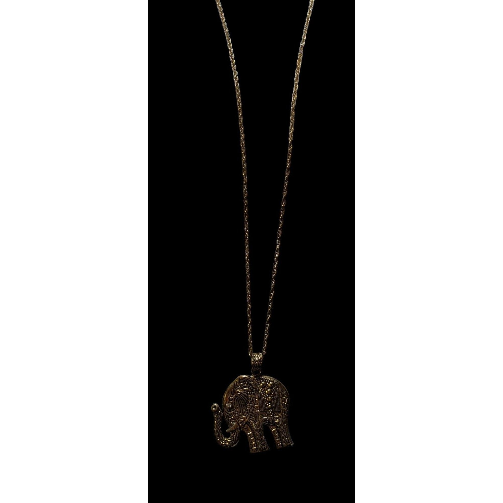 Other Gold Bohemian Elephant Neckalce Size ONE SIZE - 5 Thumbnail