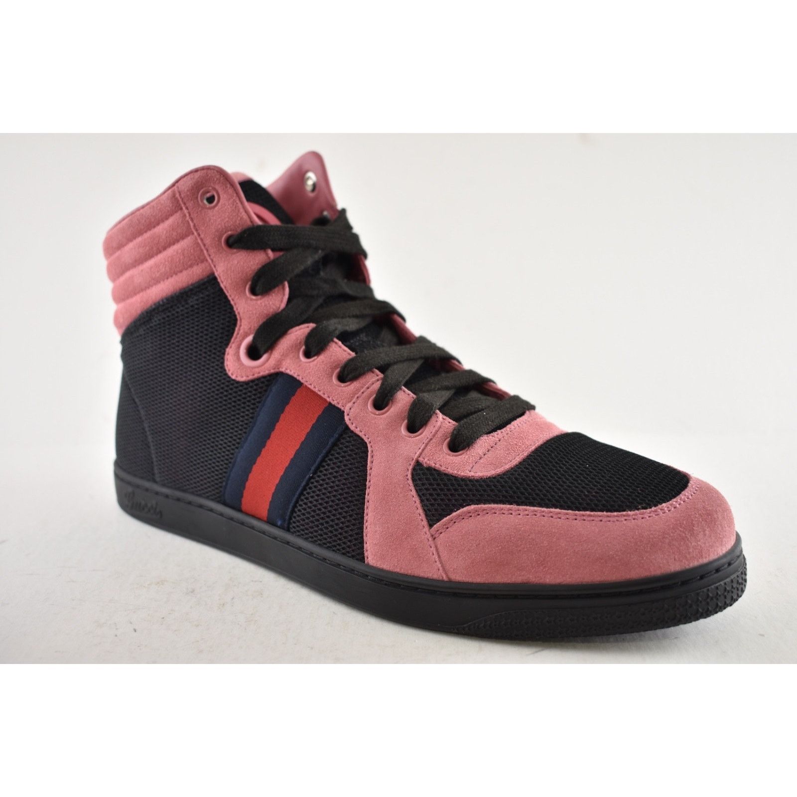 Gucci Gucci Thunder Stretch Black Pink Suede GG High Top US 10 Size US 10 / EU 43 - 3 Thumbnail