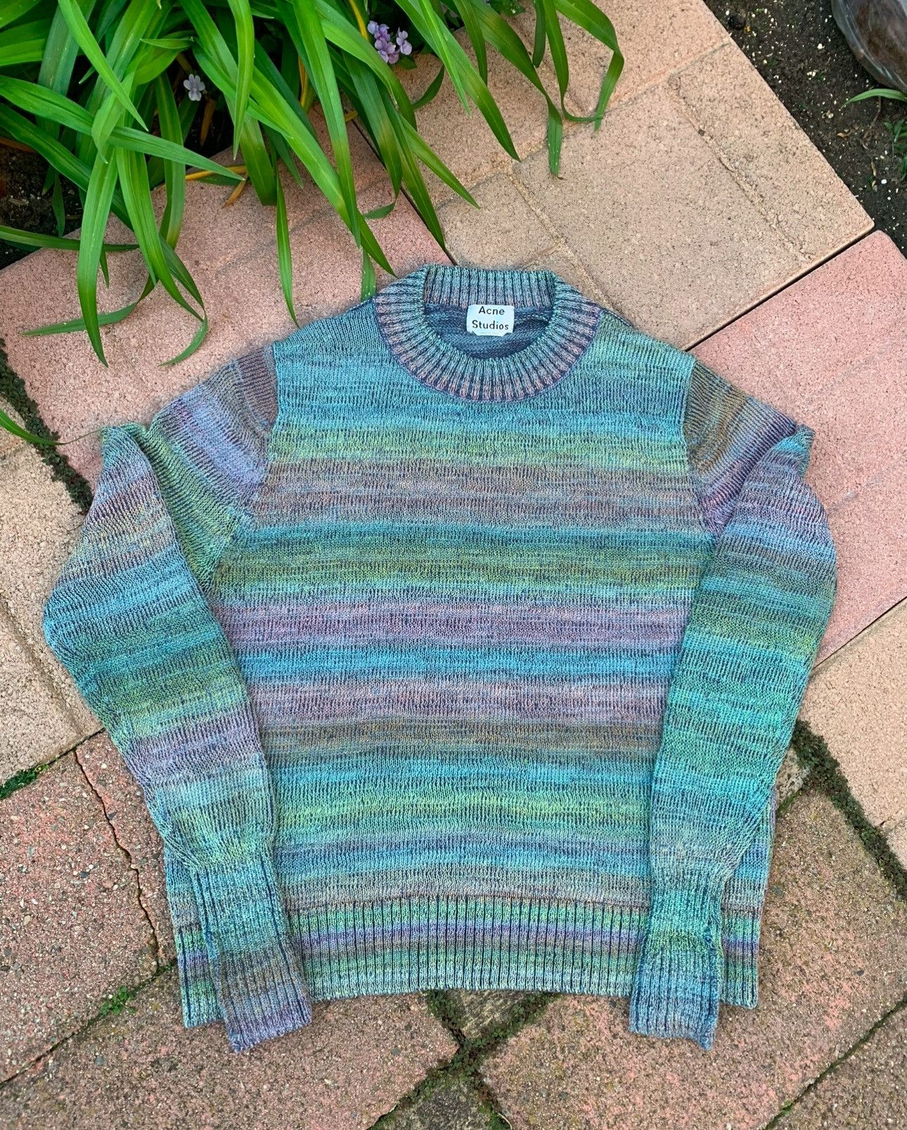 Acne Studios RARE GRAIL Acne Studios electric gradient sweater Size US M / EU 48-50 / 2 - 1 Thumbnail