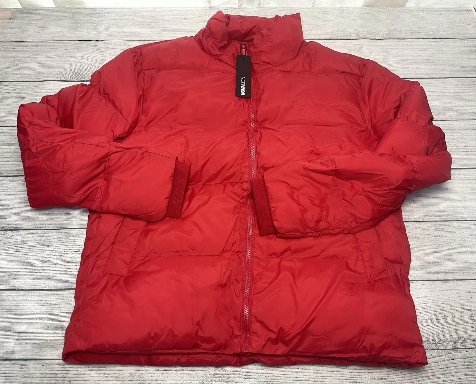 Noah Fashion Nova Men Light Beige Full Zip Puffer Jacket Size L Size US L / EU 52-54 / 3 - 1 Thumbnail