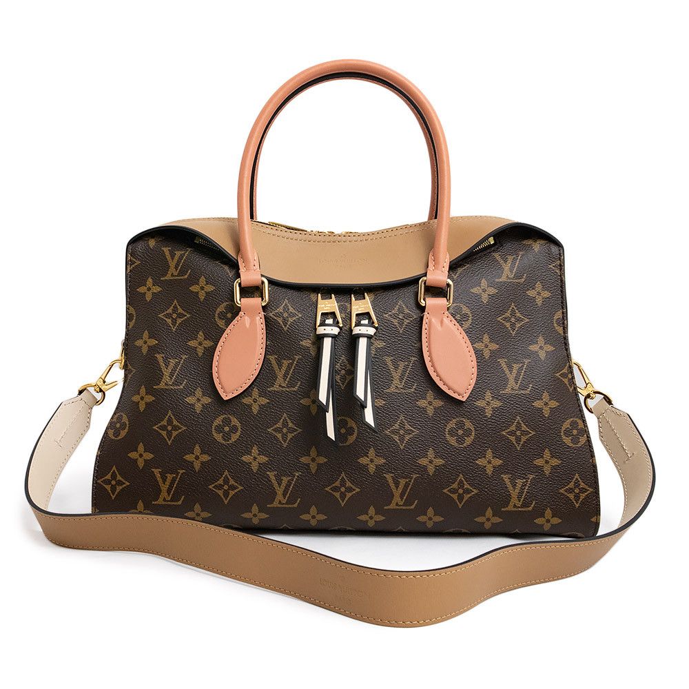 image of Louis Vuitton Tuileries Sesame Peche Creme Brown, Women's