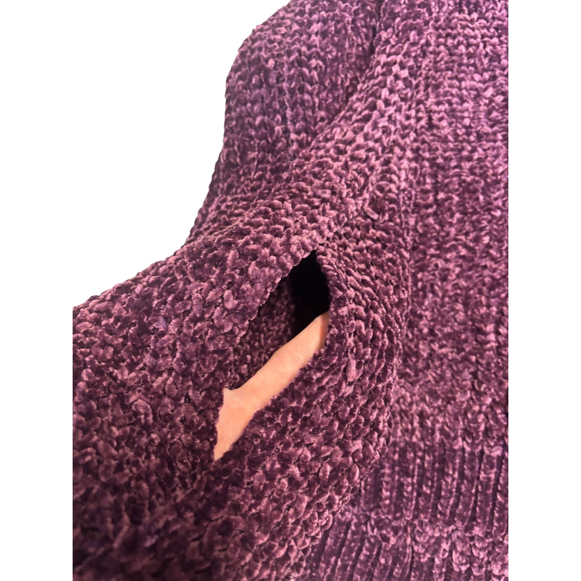 Other Marled Reunited Twisted Shoulder Chunky Junior’s Sweater, Ca Size L / US 10 / IT 46 - 5 Thumbnail