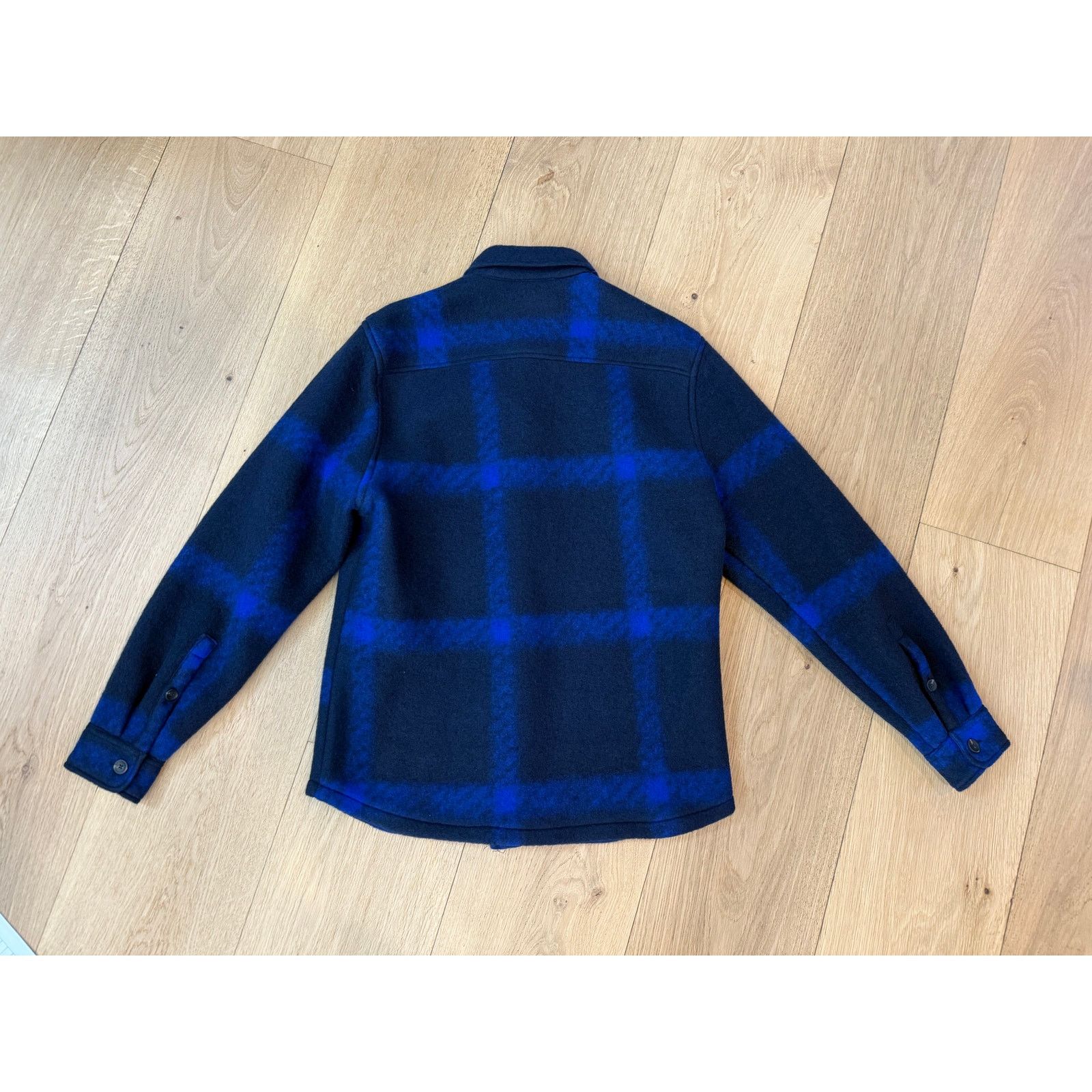 Mango NWT Mango Check Flannel Plaid Overshirt Blue Shirt Jacket Size US S / EU 44-46 / 1 - 2 Thumbnail