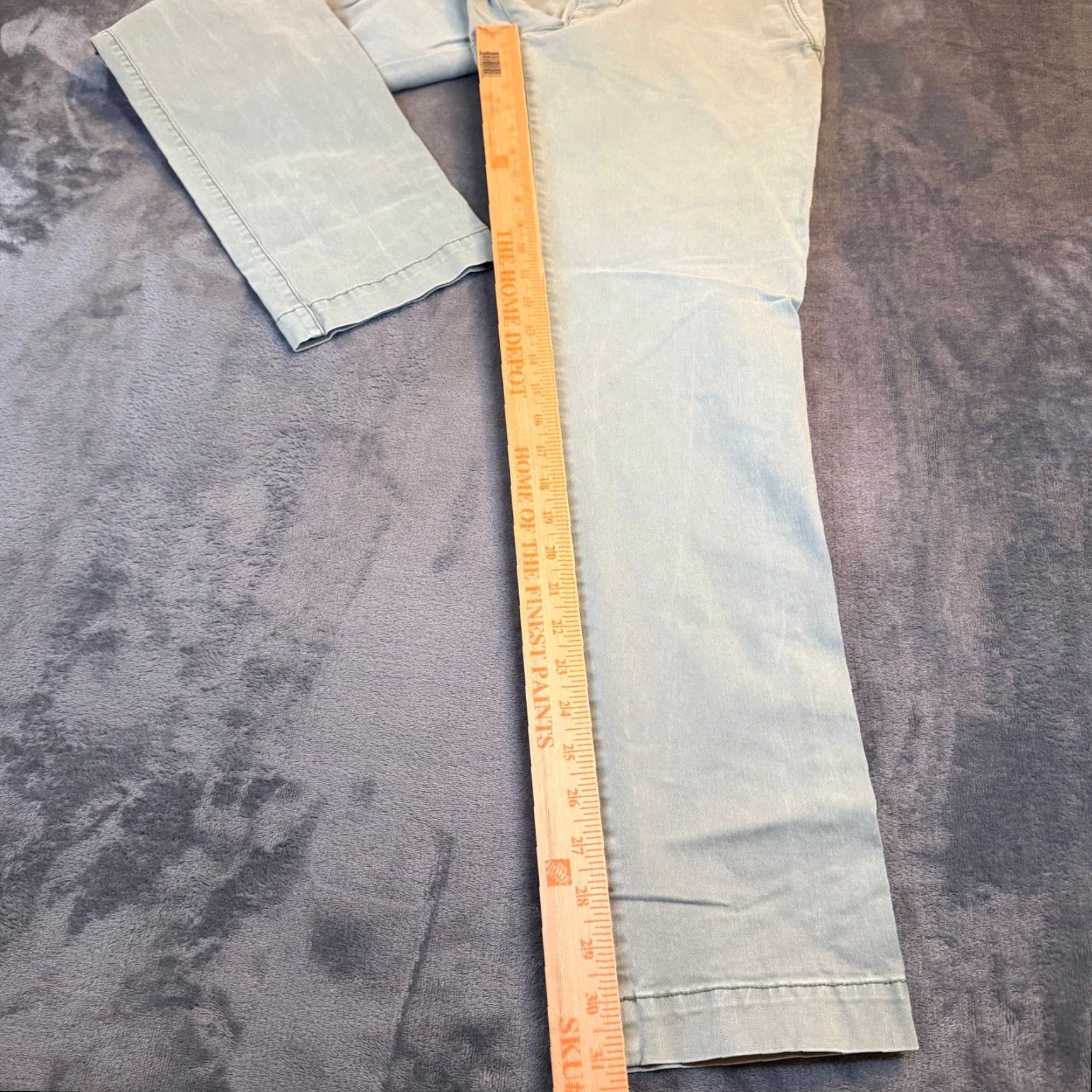 Gap Gap For Good Slim Fit Chino Pants Mens 30x32 Olive Green Stretch Twill Cotton Size US 30 / EU 46 - 7 Thumbnail