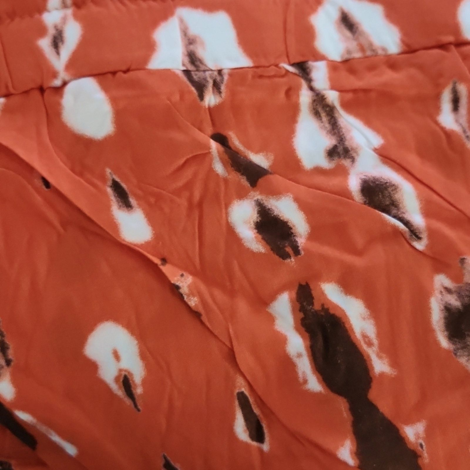 Other MANDARINE ☆ ABSTRACT PRINT ☆ MIDI DRESS ☆ 5x ☆ NWT Size 4XL / US 24-26 - 10 Thumbnail