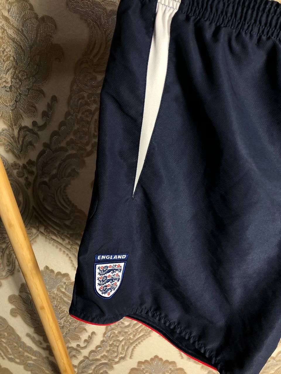 Umbro × Vintage VERY RARE UMBRO ENGLAND RETRO SOCCER SHORTS BLOKECORE Y2K Size US 34 / EU 50 - 4 Thumbnail