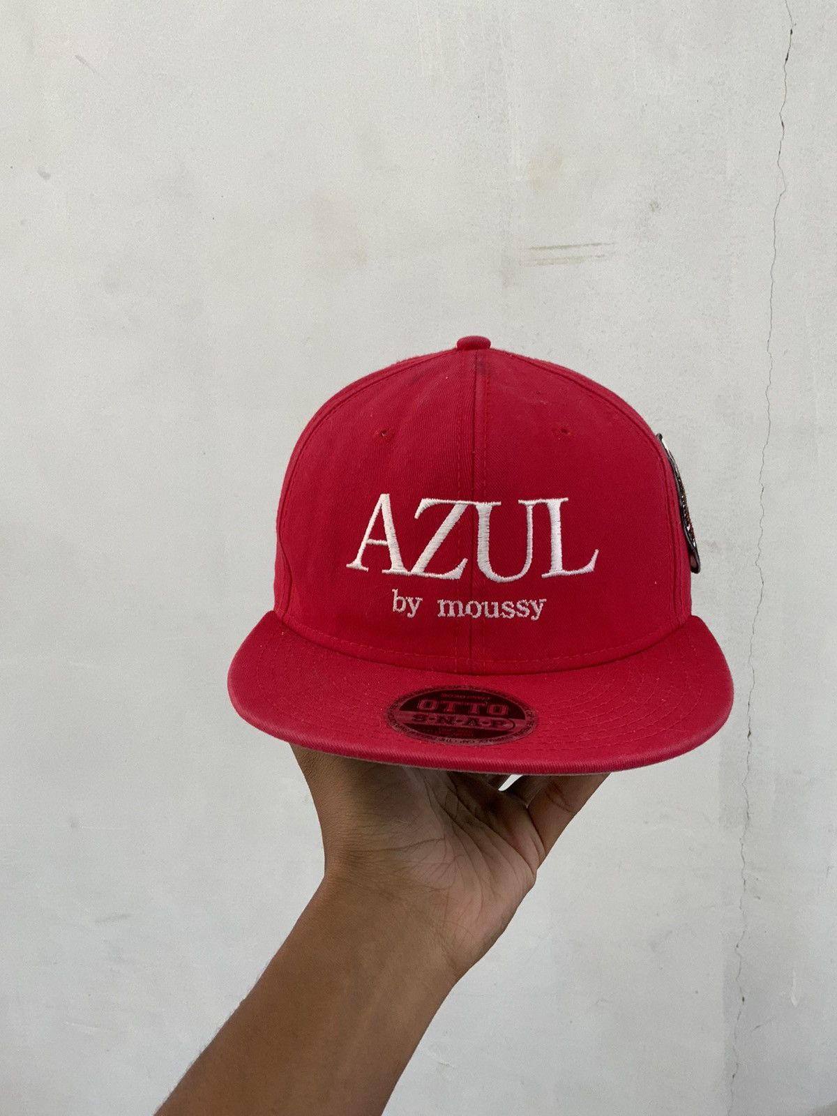 Japanese Brand AZUL by Moussy Otto Red Fade Hat Size ONE SIZE - 5 Thumbnail