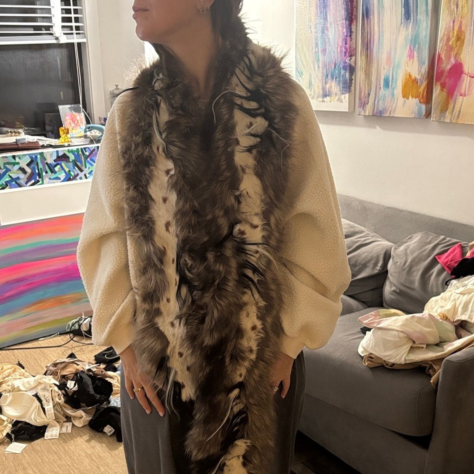 Gianfranco Ferre NWT Gianfranco Ferré Real Fur Collar Scarf Size ONE SIZE - 11 Thumbnail