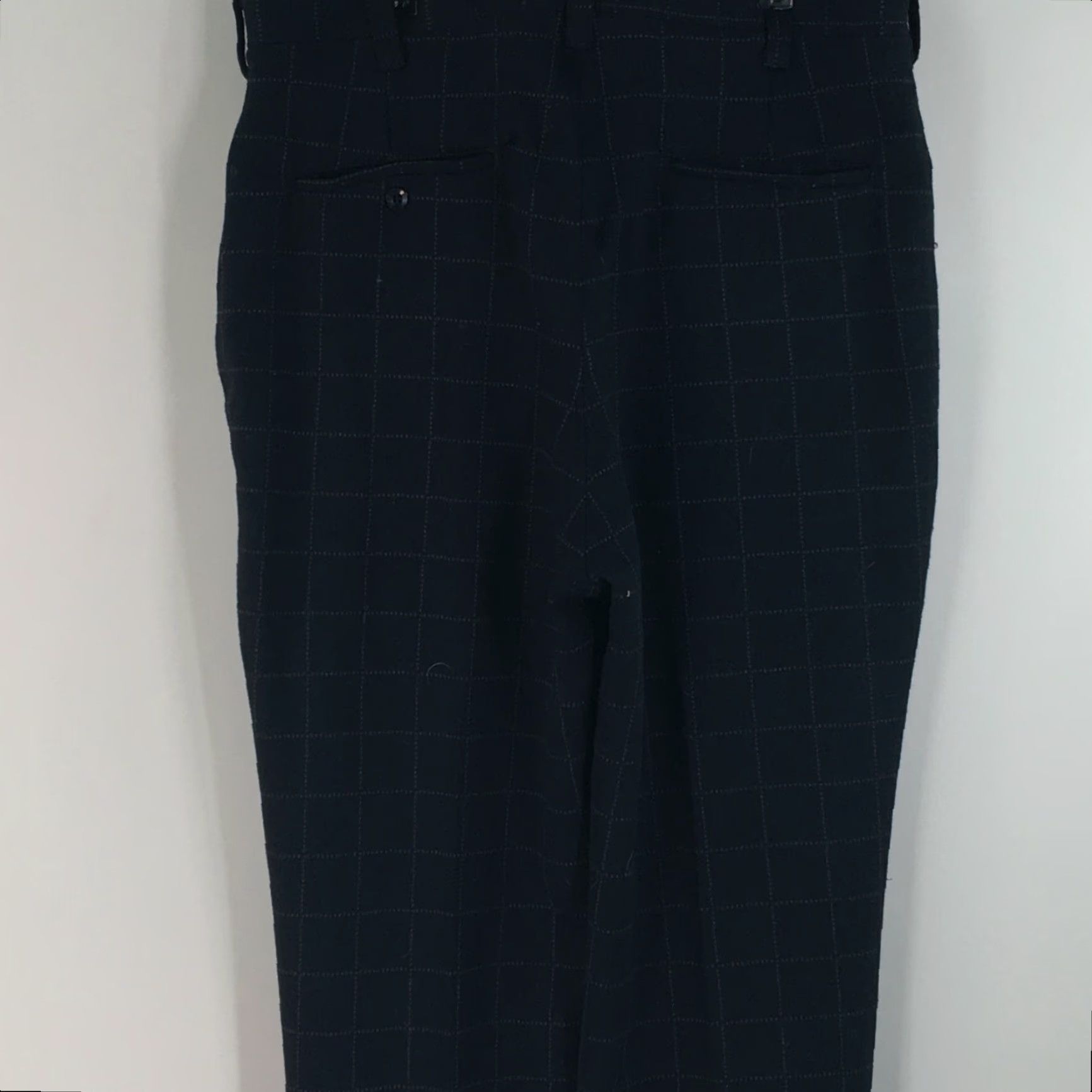 Vintage Vintage Dutchmaid Womens Dress Pants Black Checked Size 34 Traditional Casual Size 34" / US 12 / IT 48 - 5 Thumbnail