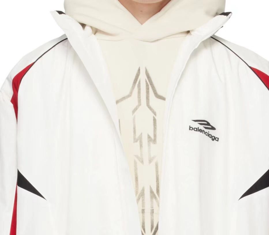 Balenciaga Balenciaga24fw 3B White and Red Color-Block B 2412-Nextarrow Size US XS / EU 42 / 0 - 6 Thumbnail