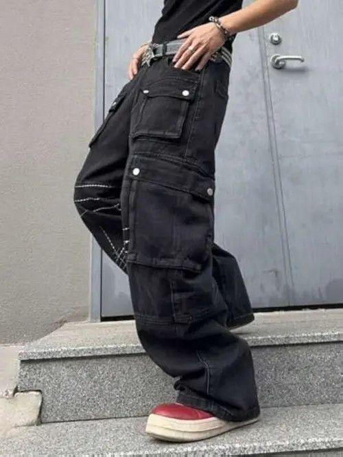 Other Cargo Vintage POCKET RETRO jeans denim Size US 36 / EU 52 - 4 Thumbnail