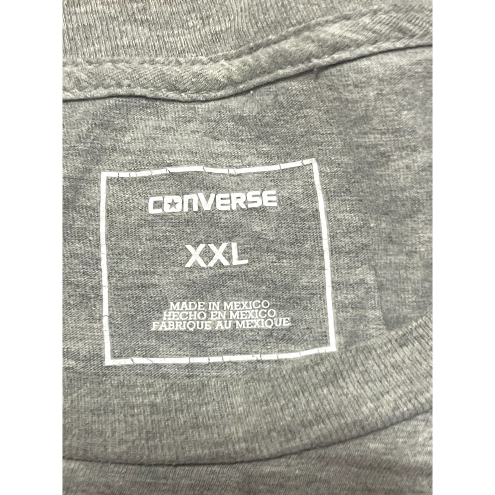 Converse Converse Shirt Women's XXL Gray Red White Blue American Flag T-Shirt Casual Modern Basic Size XXL / US 16-18 / IT 52-54 - 6 Thumbnail