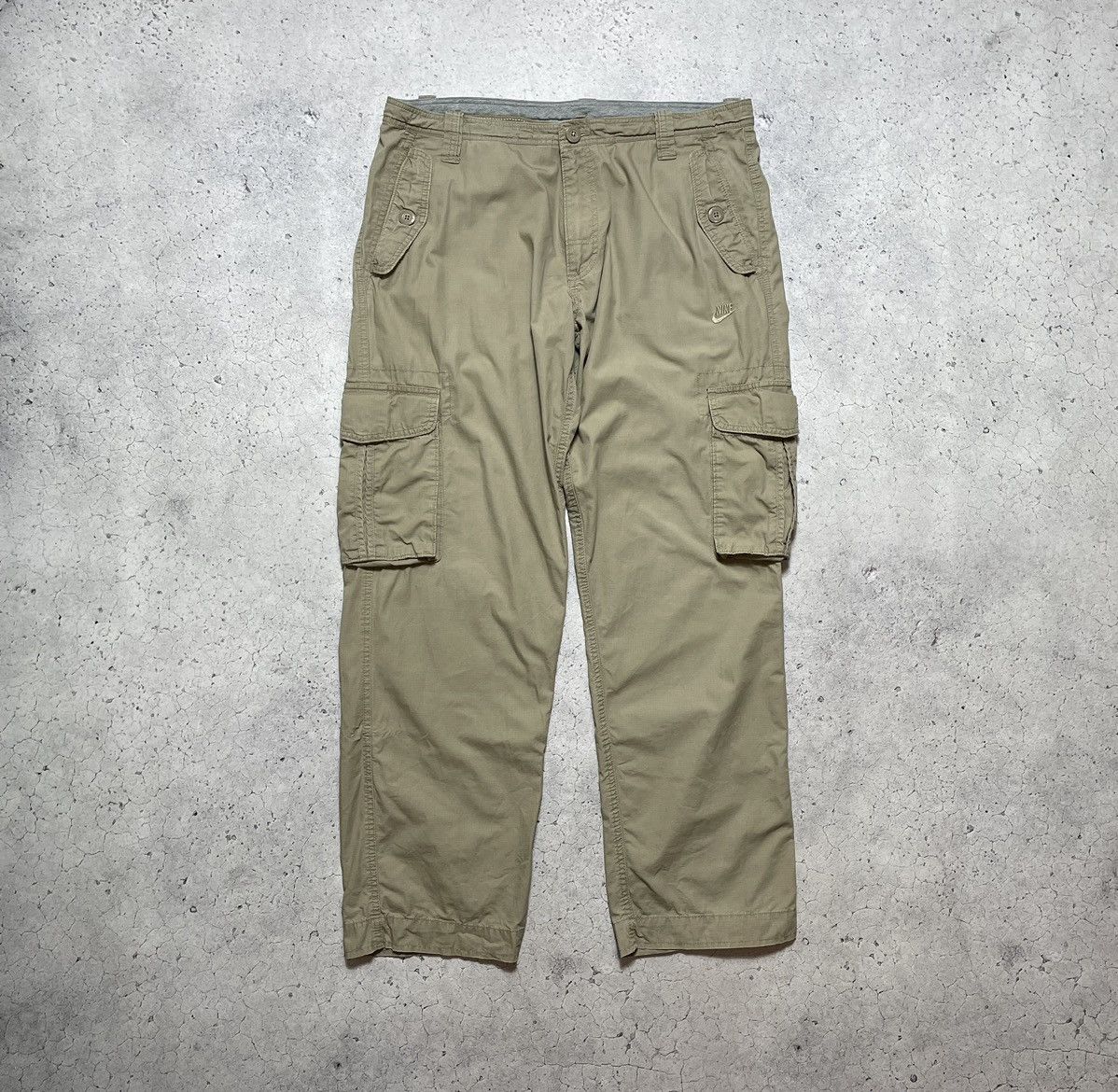 Vintage Cargo Pants Nike Multipocket Baggy Drill Hype Y2K