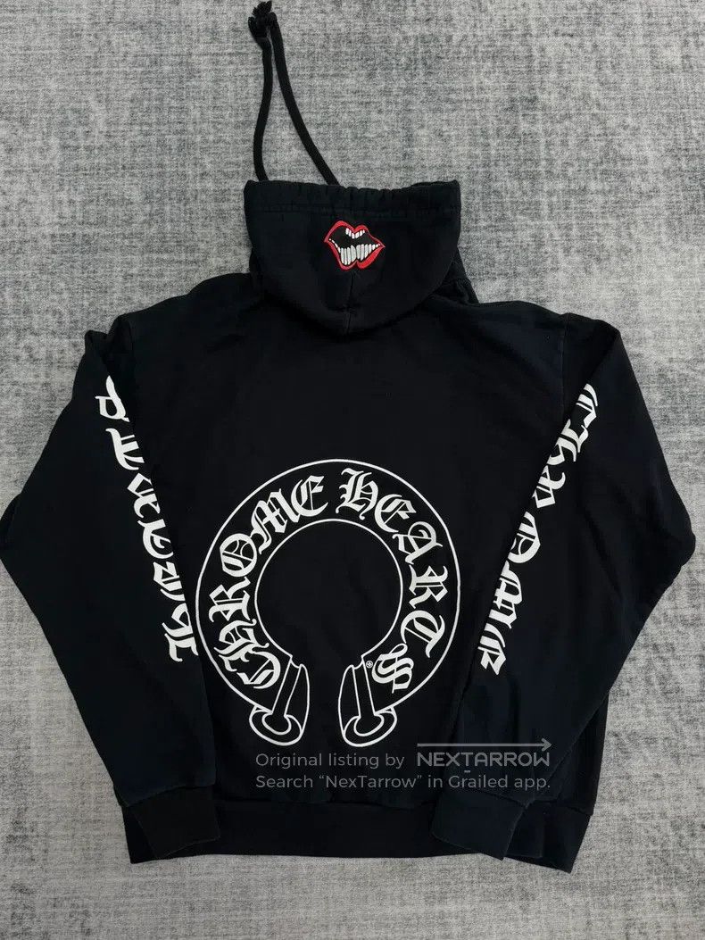 Chrome Hearts CHROME HEARTS Size S Hood, red lips, arms, Sanskrit Size US S / EU 44-46 / 1 - 2 Thumbnail