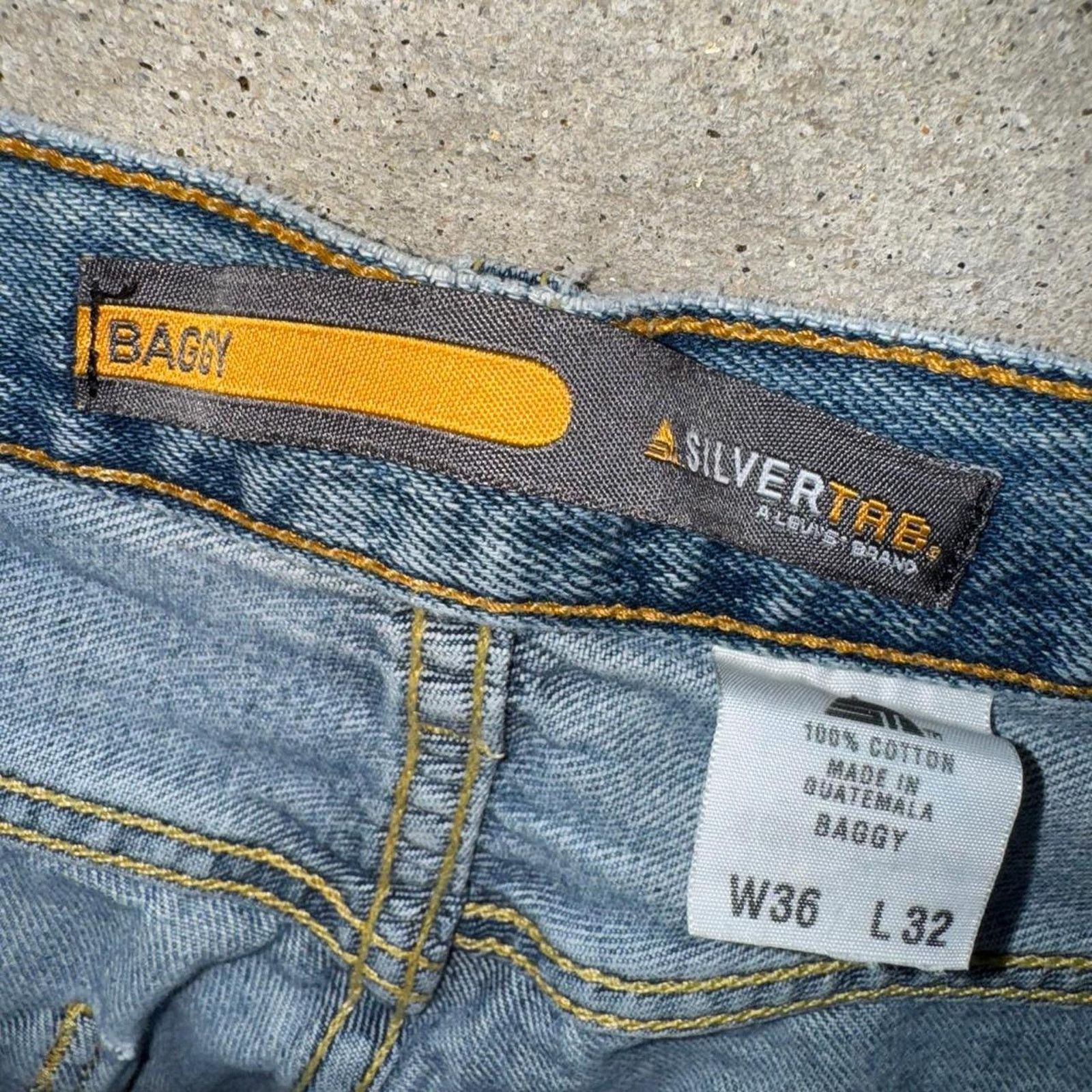 Levi's Vintage y2k levis silver tab 2000s baggy denim jeans pants Size US 36 / EU 52 - 2 Thumbnail