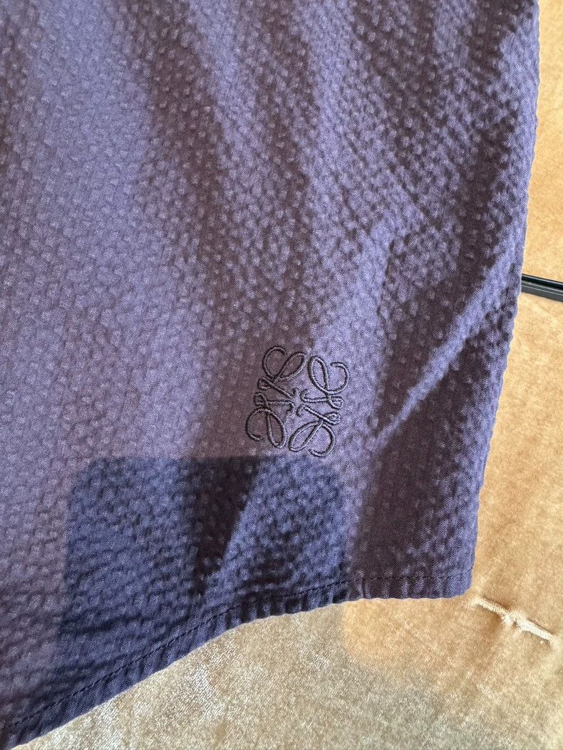 Loewe Loewe size M Boys' seersucker shirt Size US XXS / EU 40 - 3 Thumbnail