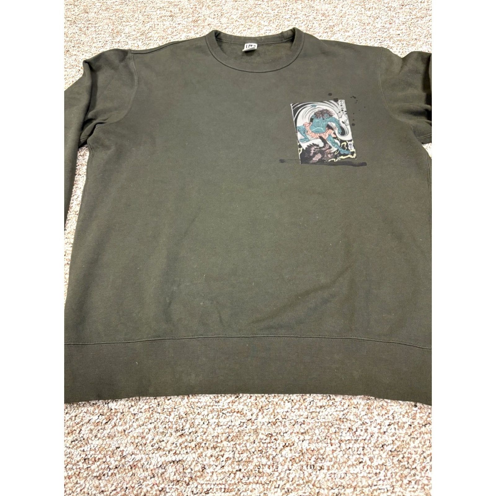 Uniqlo Uniqlo UT Museum of Fine Arts Boston Crewneck Sweatshirt Green L Mens pullover Art Size Large Size US L / EU 52-54 / 3 - 4 Thumbnail