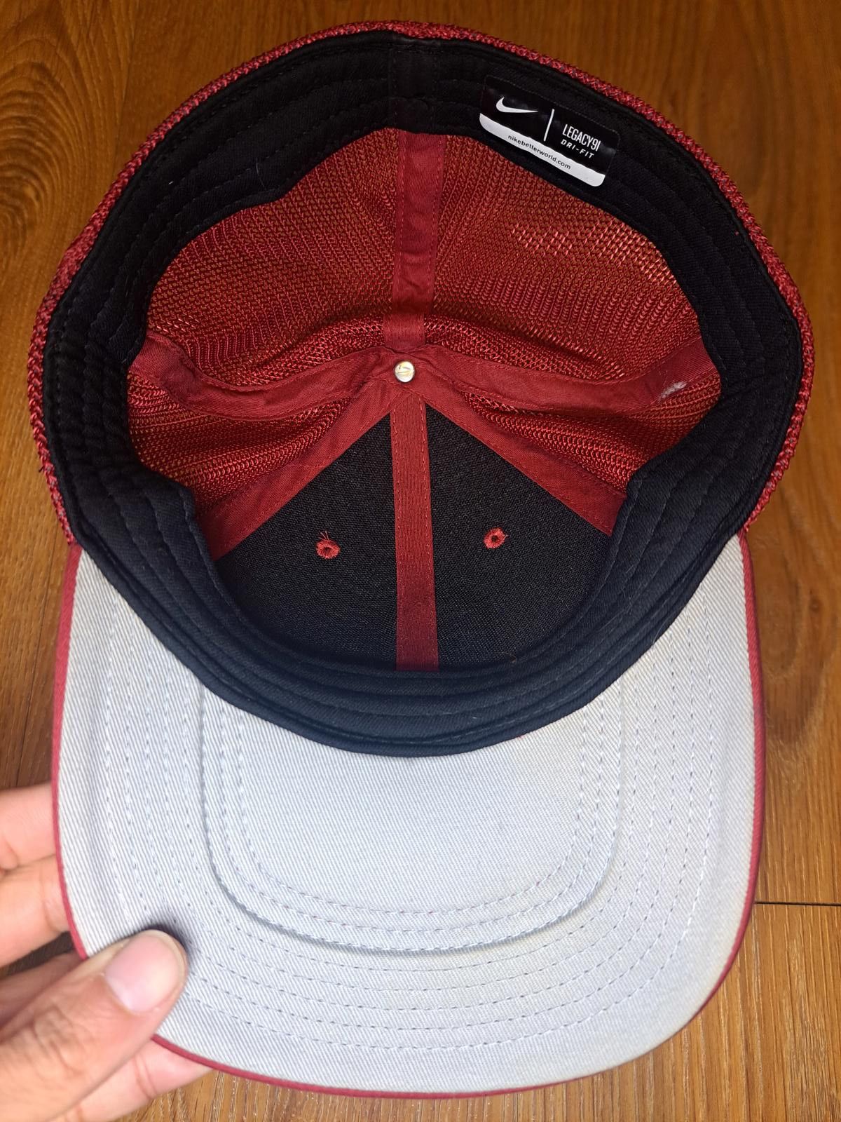 Nike OU Oklahoma Sooners Nike Legacy91 Dri-Fit Hat Cap Red Size ONE SIZE - 5 Thumbnail