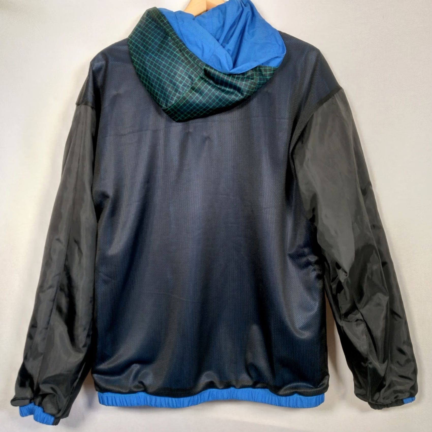 Champion Champion Windbreaker Jacket Men Medium Blue Black Colorblock Retro Full Zip New Size US M / EU 48-50 / 2 - 5 Thumbnail