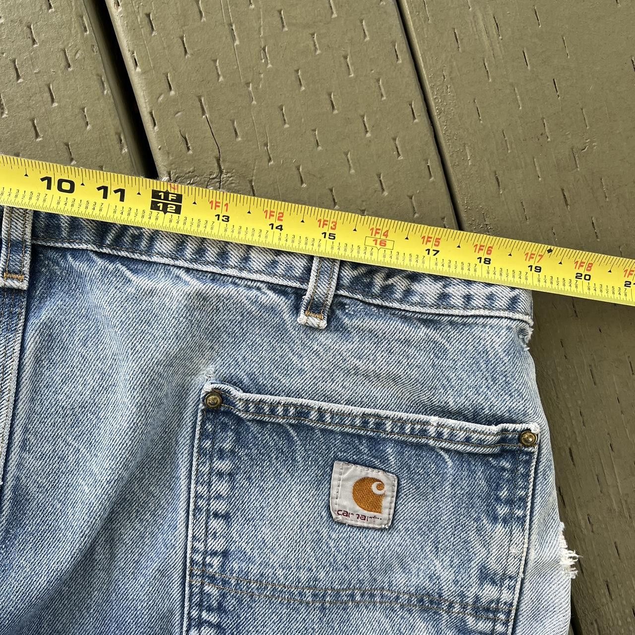 Vintage Vintage Y2K blue Carhartt double knee work carpenter pants Size US 38 / EU 54 - 5 Thumbnail