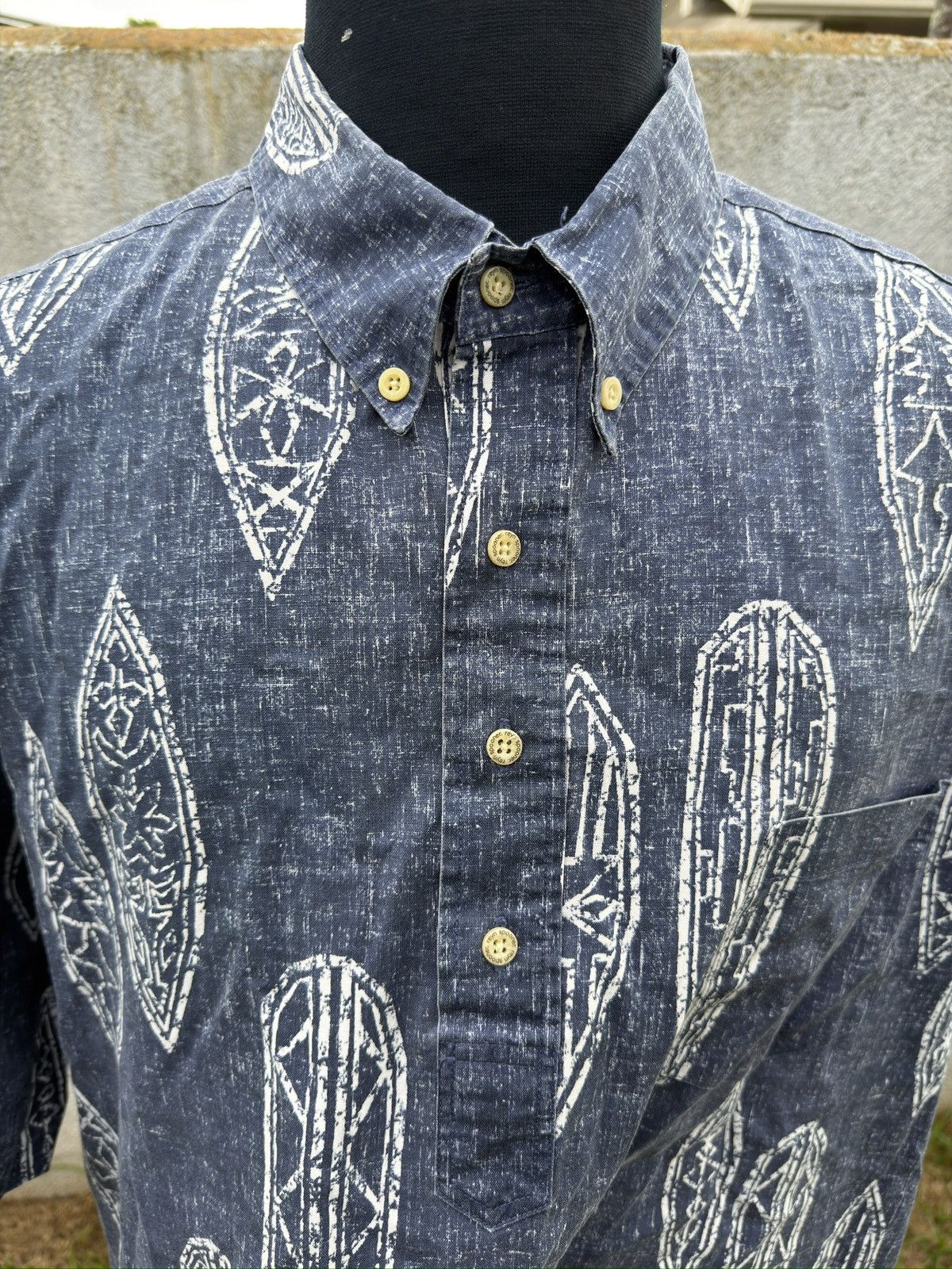Reyn Spooner PreOwned Reyn Spooner Classic Hawaiian Print Blue Men's XXL Size US XXL / EU 58 / 5 - 3 Thumbnail