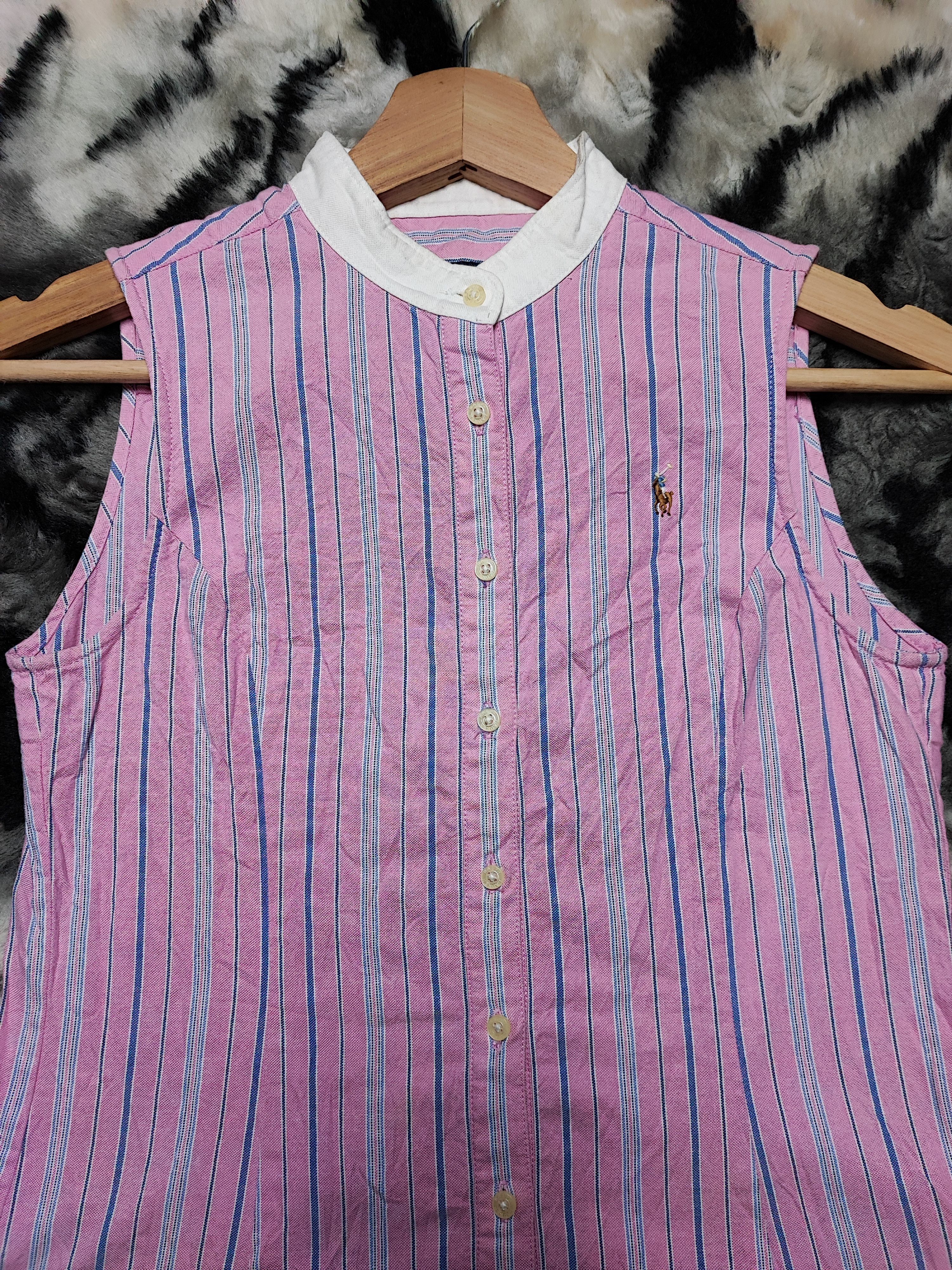 Polo Ralph Lauren MINI DRESS PINK STRIPE Ralph Lauren Size XXS / US 00 / IT 34 - 4 Thumbnail