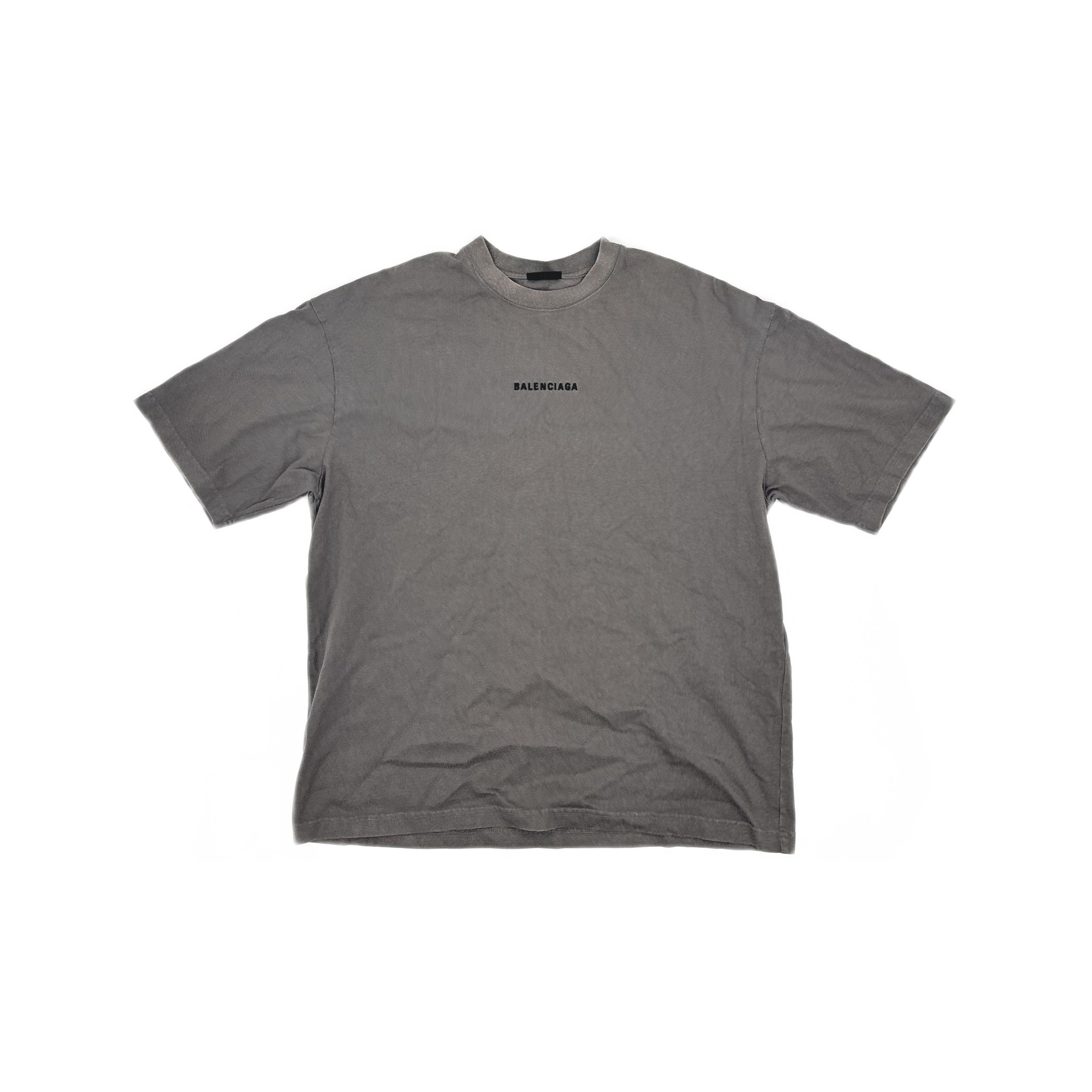 Balenciaga Balenciaga Embroidered Logo T-Shirt Size S Size US S / EU 44-46 / 1 - 1 Thumbnail