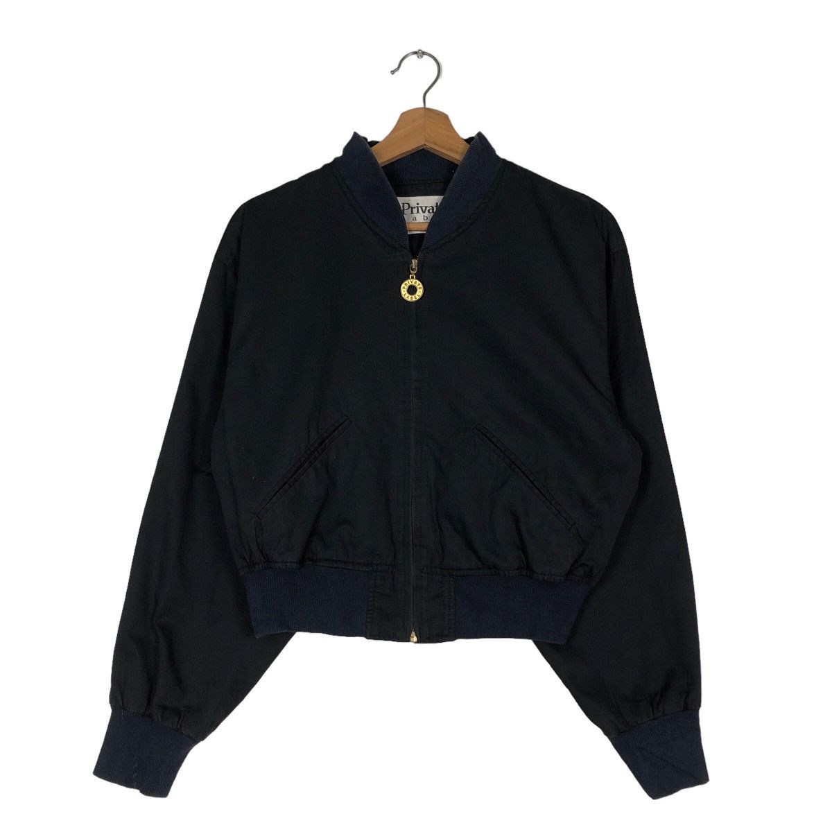 Japanese Brand 🔥Vintage Cropped Biker Jacket Private Label Issey Miyake Size US S / EU 44-46 / 1 - 2 Thumbnail