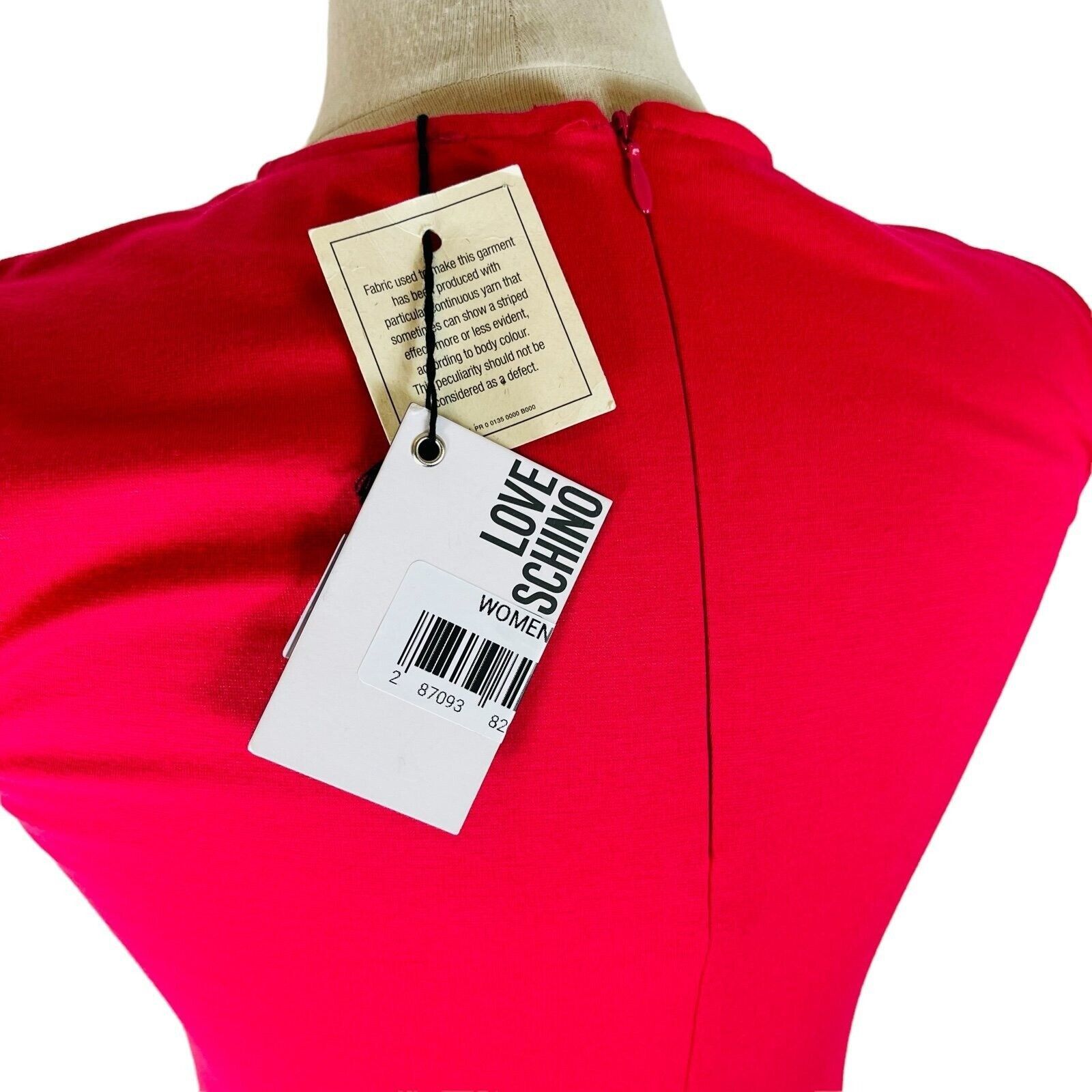 Love Moschino Moschino Red Bodycon Dress Size S / US 4 / IT 40 - 4 Thumbnail