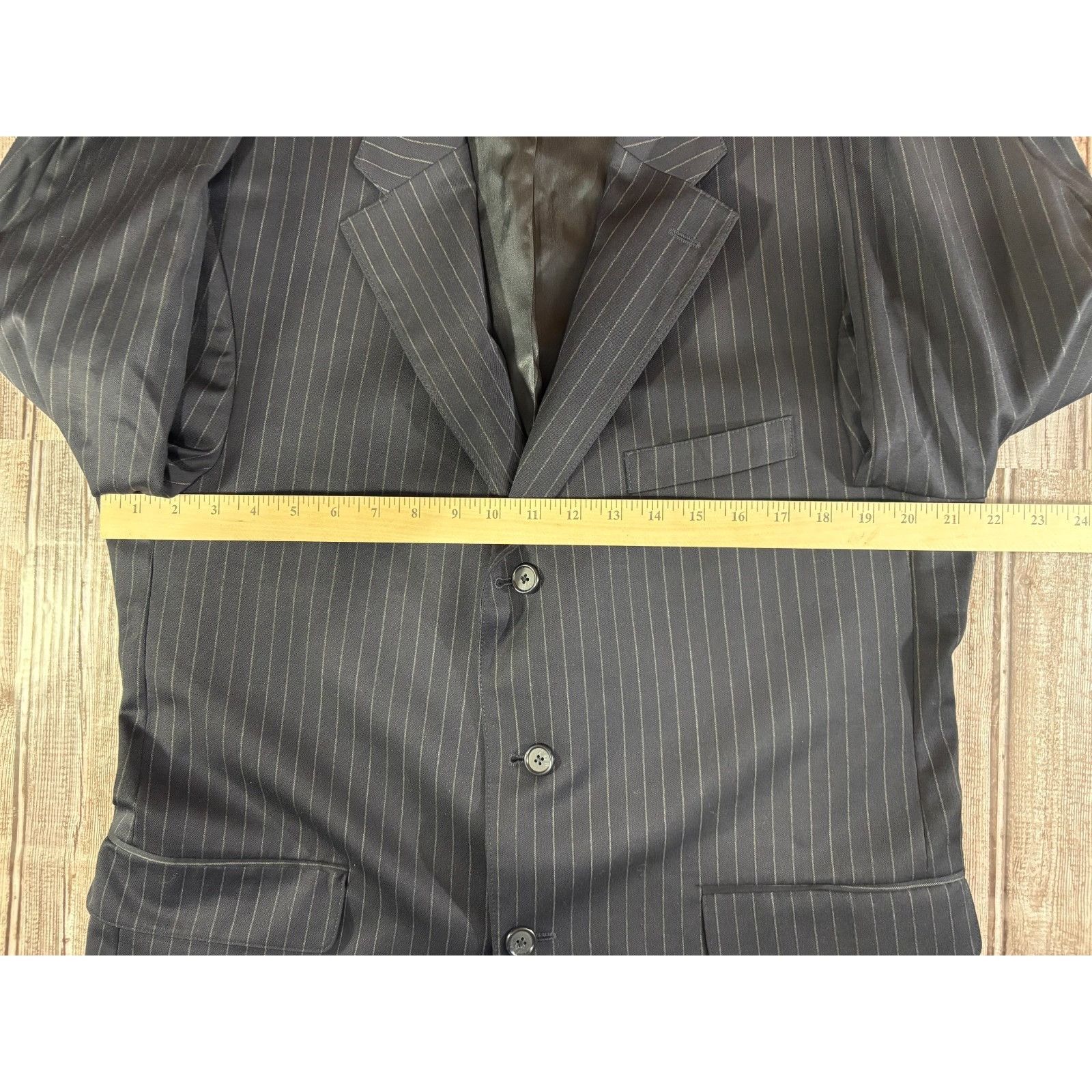 J. Press J. Press Parker Wool Pinstripe Blazer Sport Coat sz 43R colo Size 42R - 11 Thumbnail