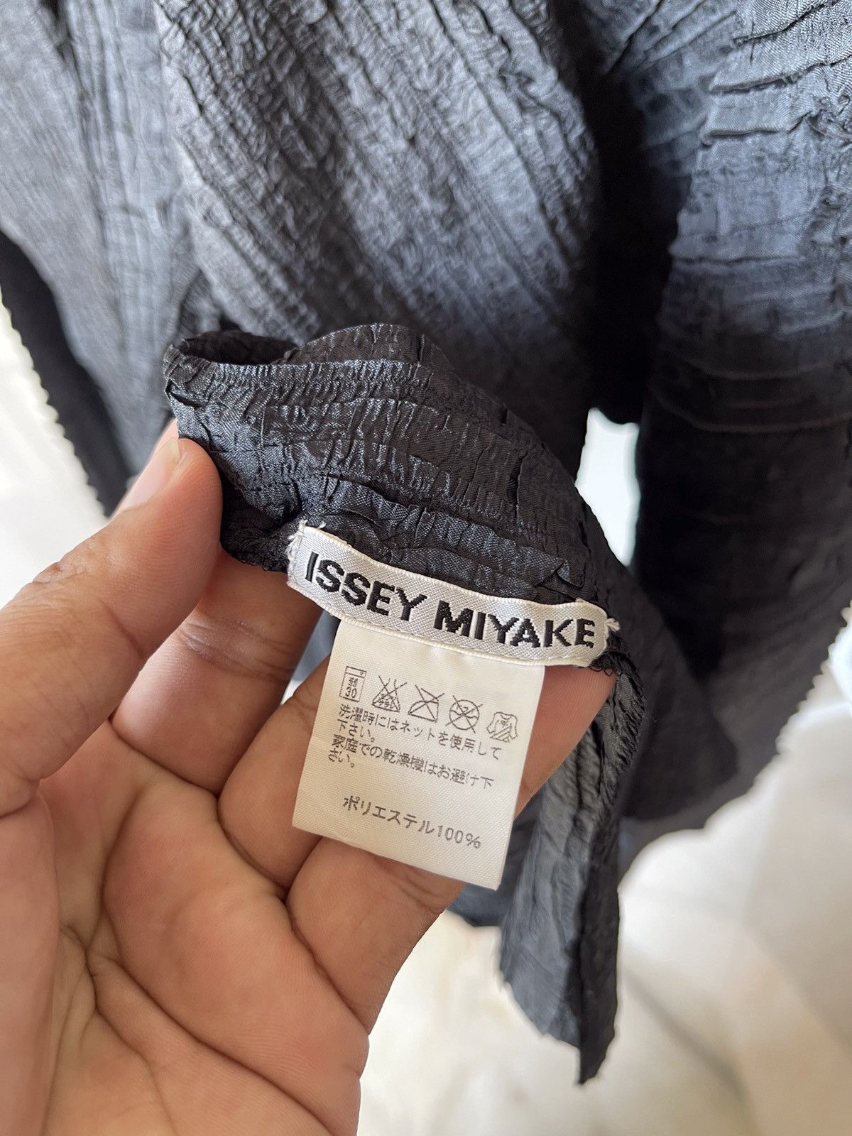 Issey Miyake × Pleats Please Issey Miyake Rare Issey Miyake Wood Skin Style Cardigan Size US M / EU 48-50 / 2 - 12 Thumbnail