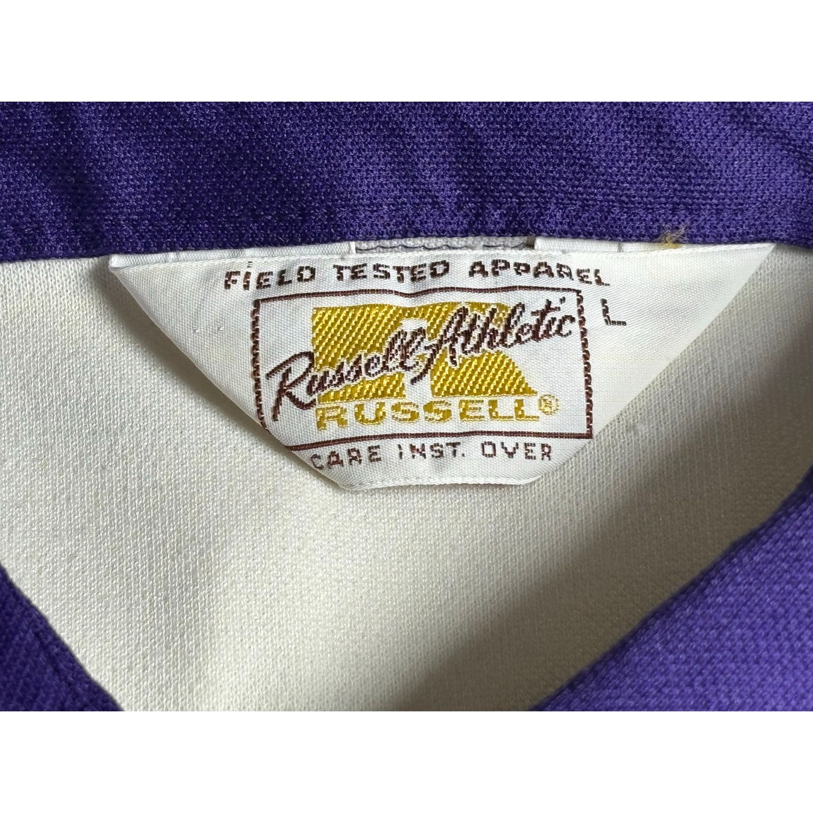 Russell Athletic Vintage 80s Russell Athletic TCU Polo Shirt Made USA Large Size US L / EU 52-54 / 3 - 9 Thumbnail