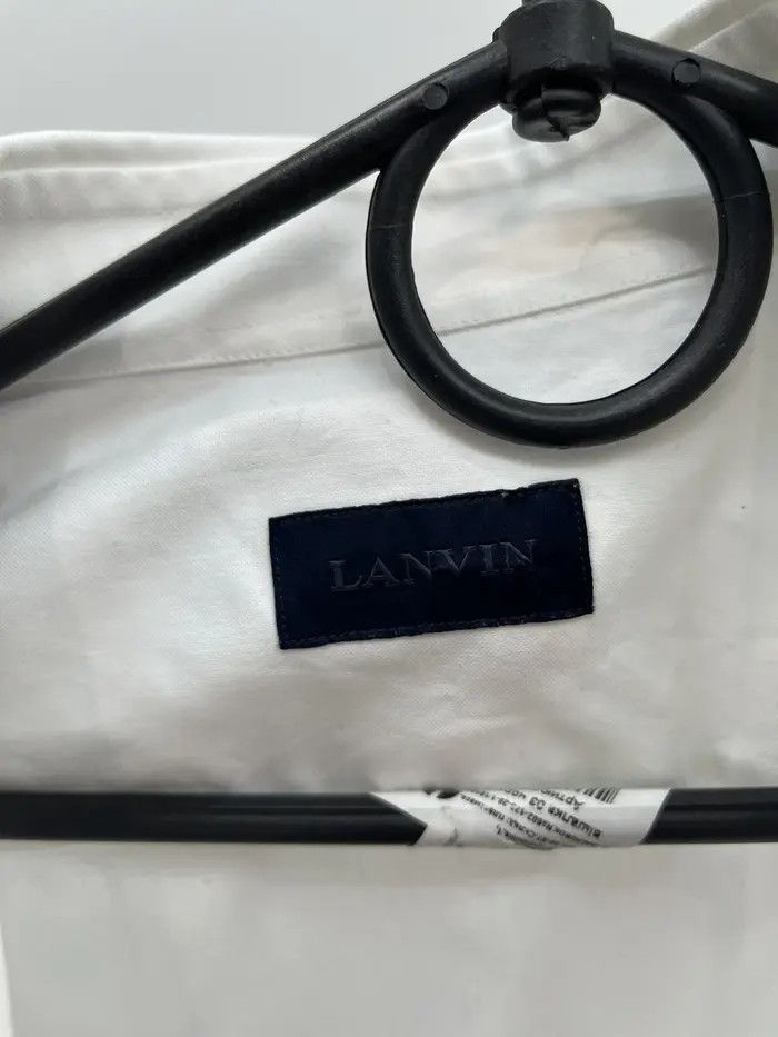 Lanvin Lanvin Classic Basic White Shirt Size US S / EU 44-46 / 1 - 3 Thumbnail
