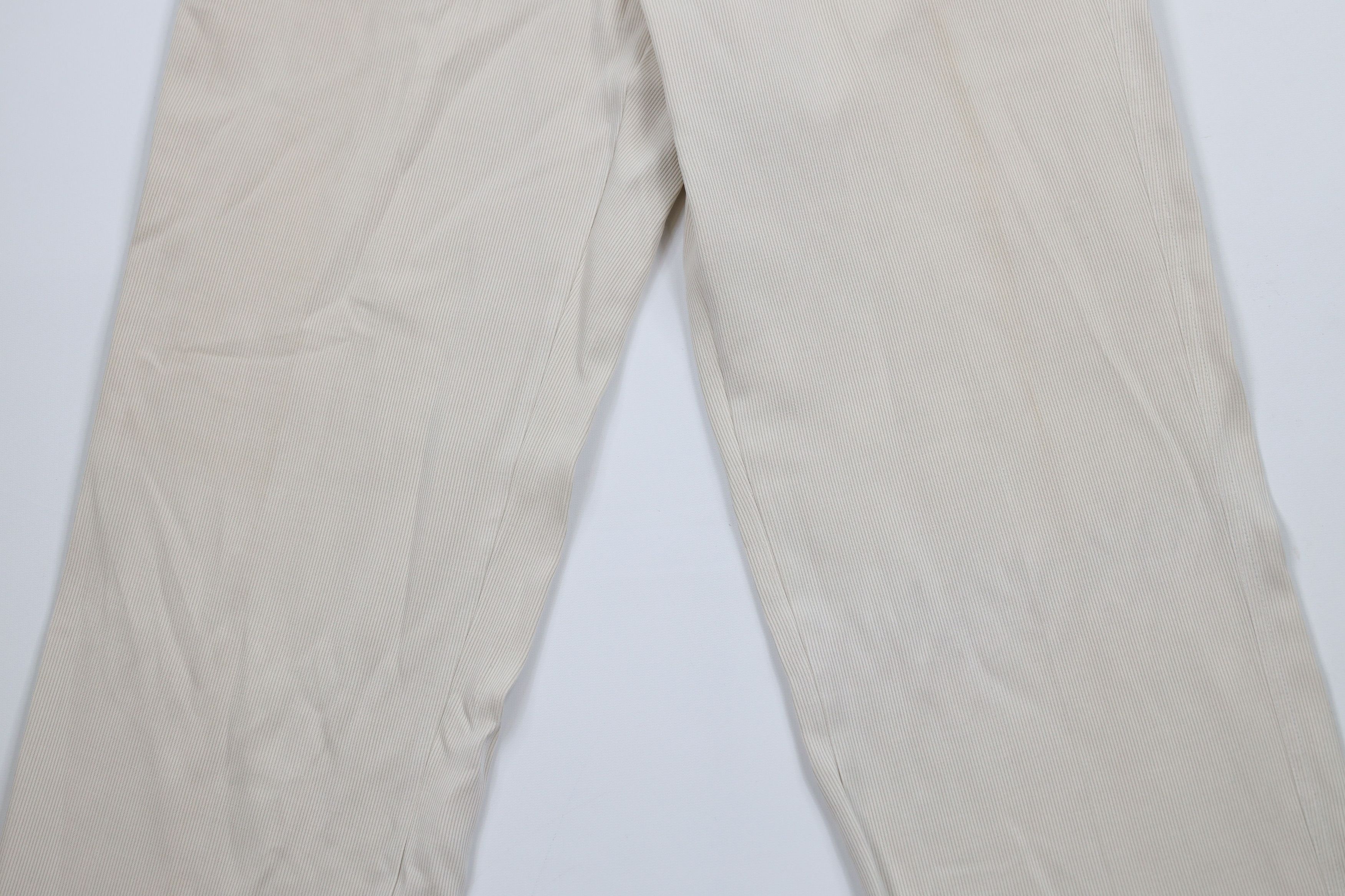 Tommy Bahama × Vintage Vintage 90s Tommy Bahama Silk Whipcord Ribbed Wide Leg Pants Size US 35 - 3 Thumbnail
