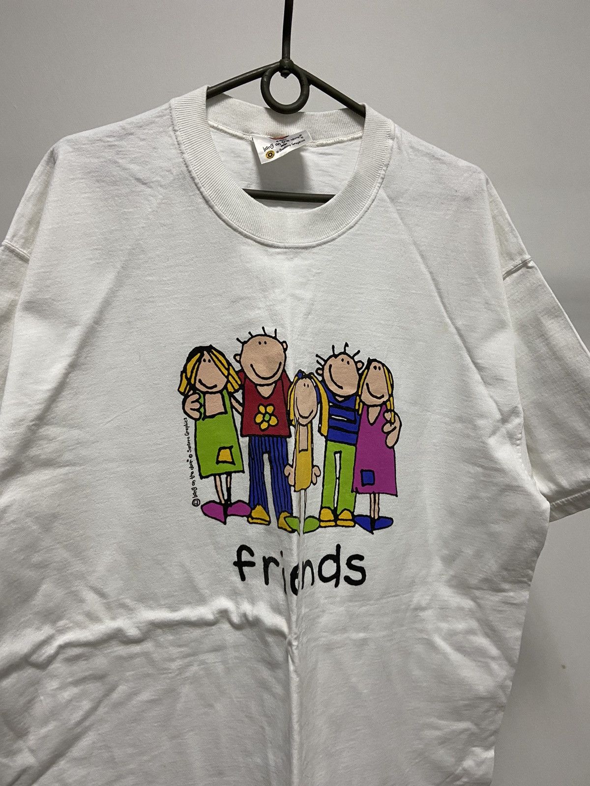 Designer × Vintage Friends bang on the door santoro graphics t shirt big logo Size US XL / EU 56 / 4 - 2 Thumbnail