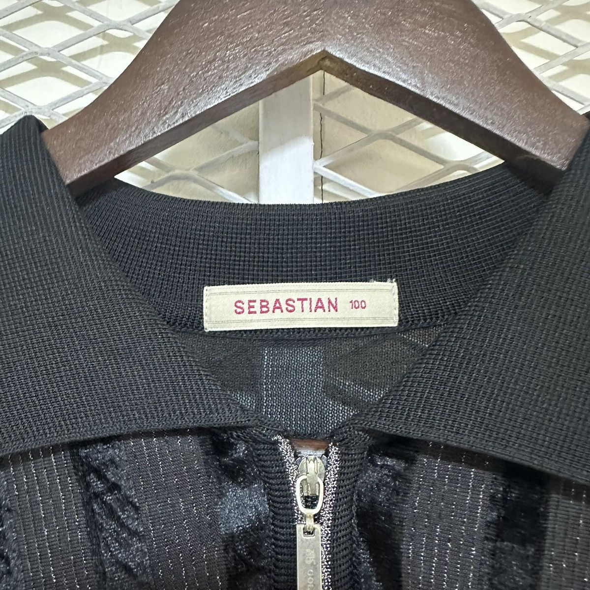In The Attic Sebastian Striped Glitter Halfzip Golf Shirt Size US M / EU 48-50 / 2 - 8 Thumbnail