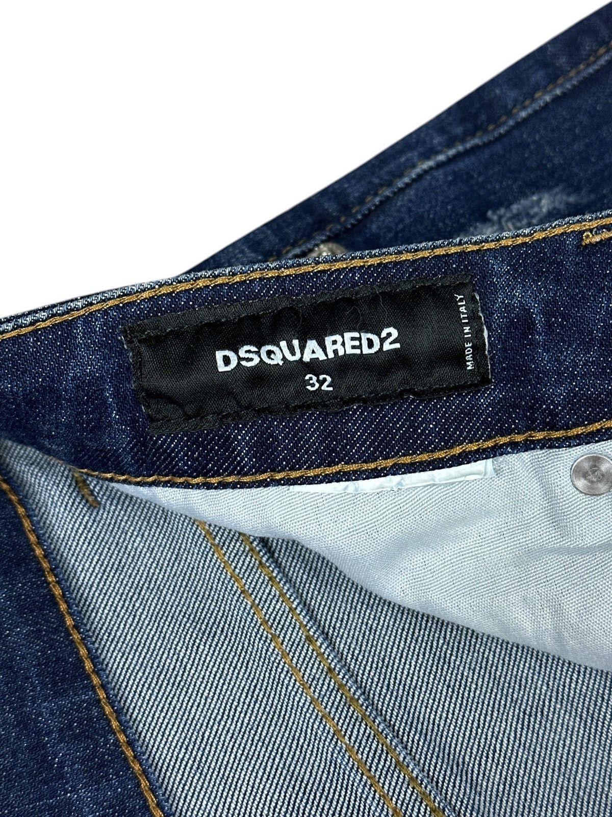 Dsquared2 Dsquared2 Painted Distressed Ripped Skinny Jeans Stretch W32 Size US 32 / EU 48 - 8 Thumbnail