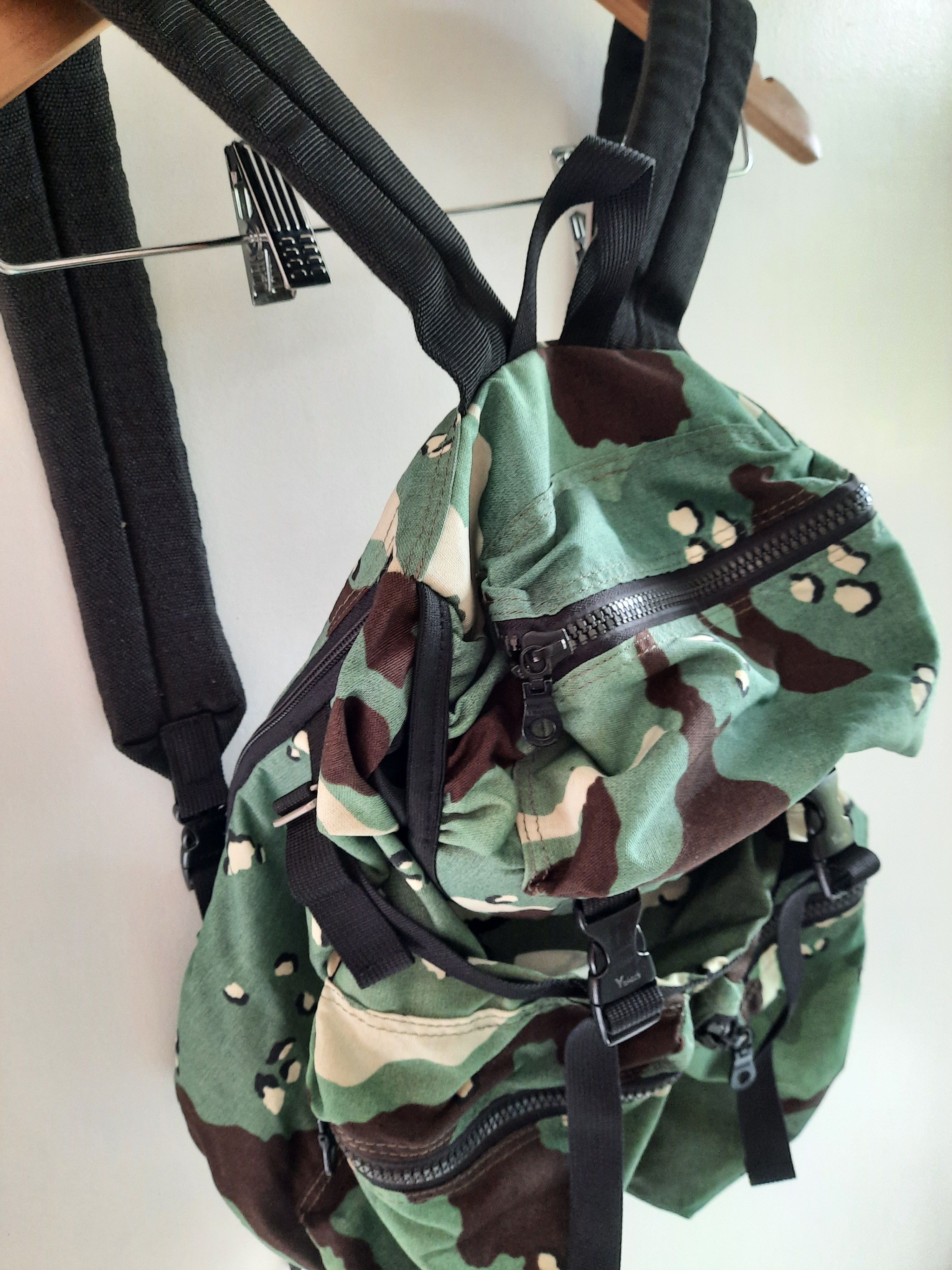 Yohji Yamamoto Rare Y'saccs Camouflage Backpack Size ONE SIZE - 3 Thumbnail