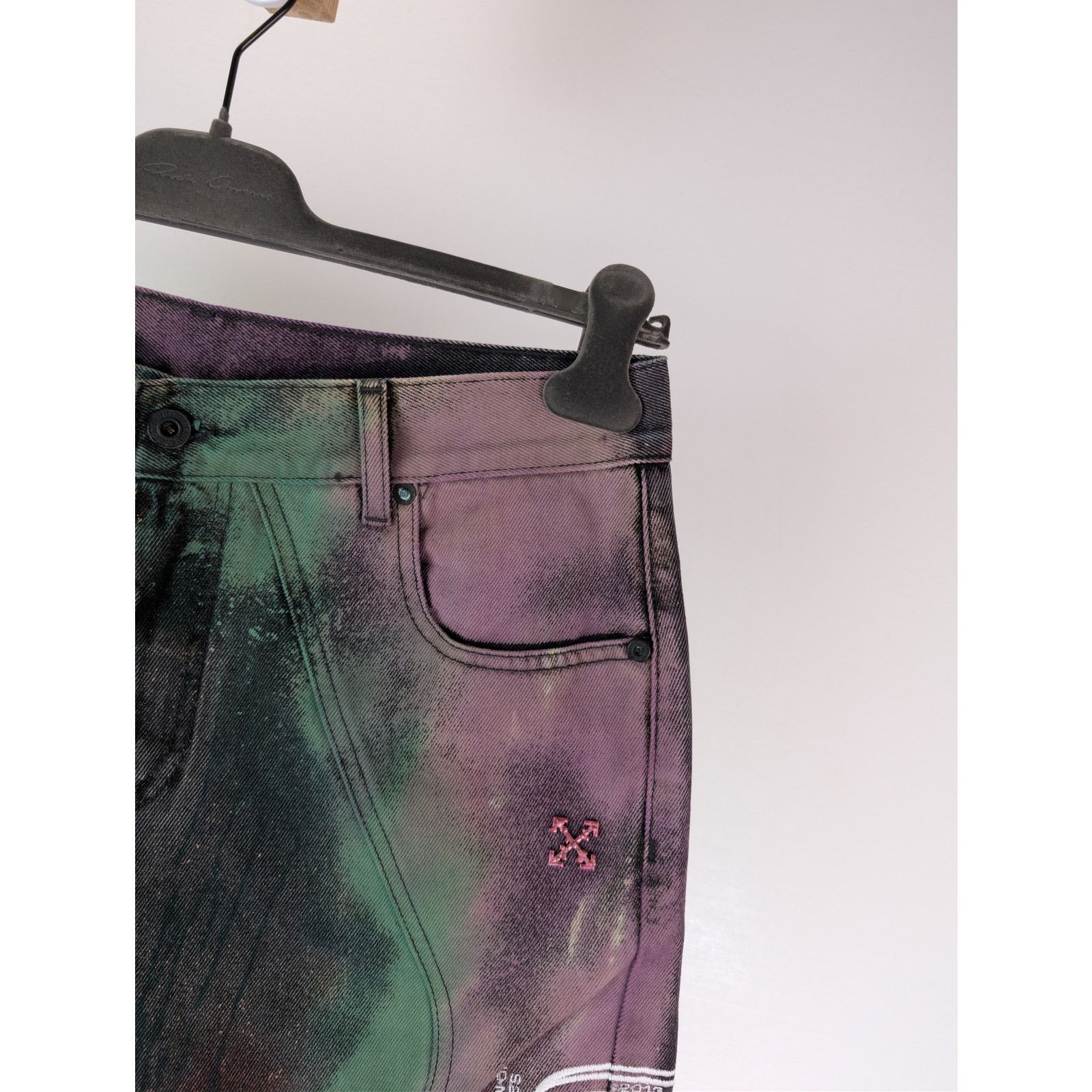 Off-White o1rshd1 Flared Jean in Multicolor Size US 32 / EU 48 - 5 Thumbnail